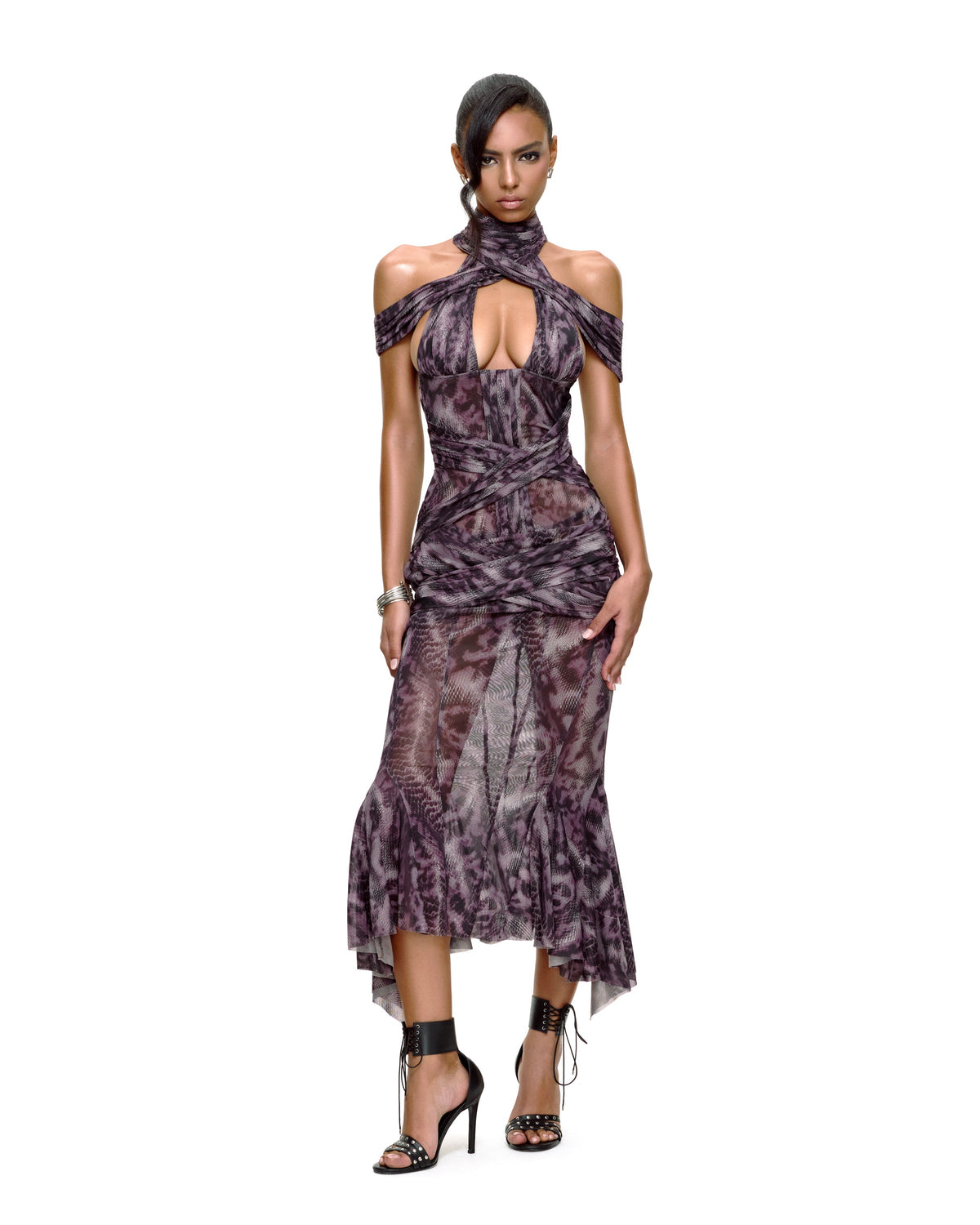 KRISTEN MIDI DRESS by BUPBES