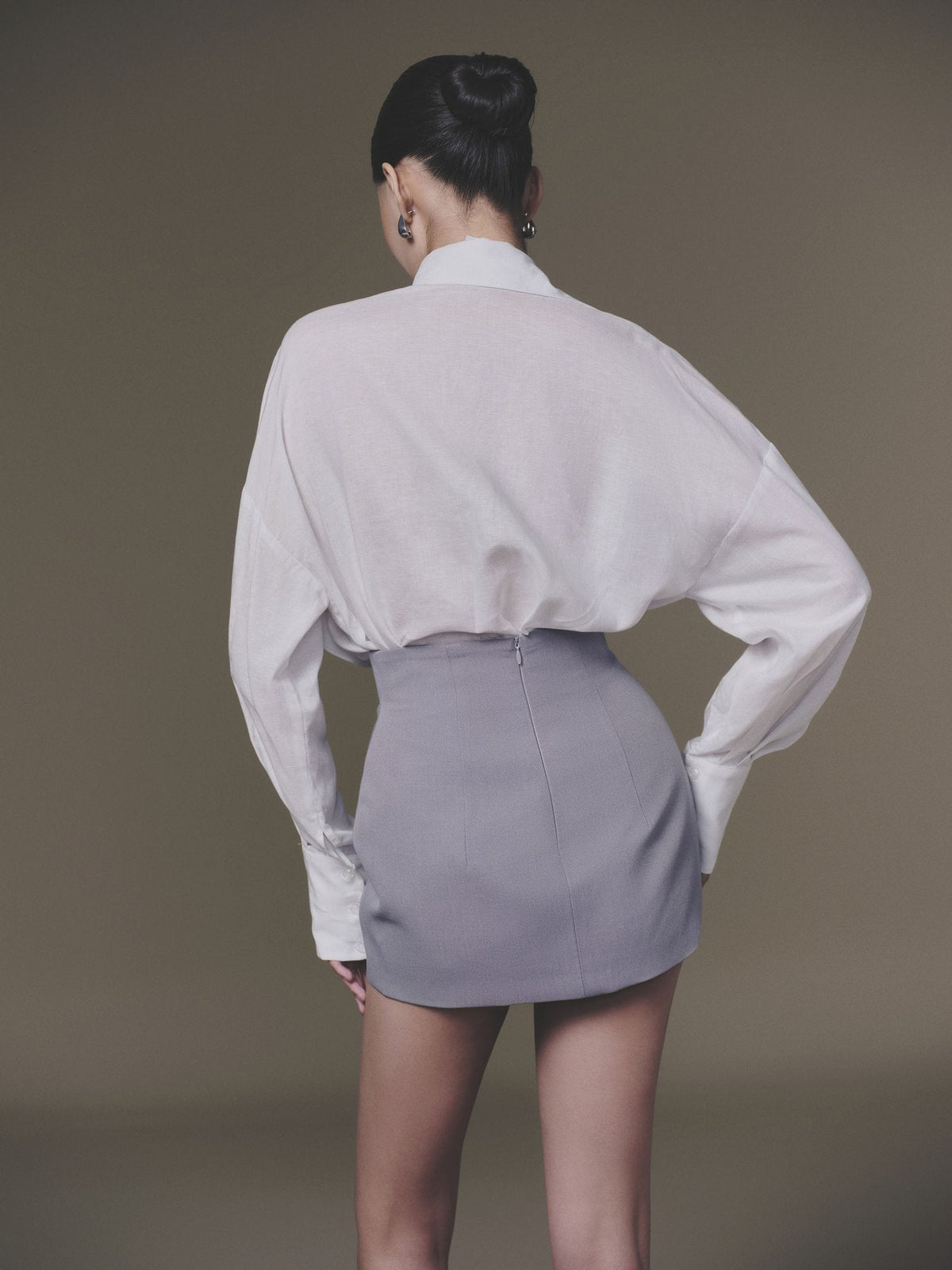 Grey Lily Skirt by Keira Tong