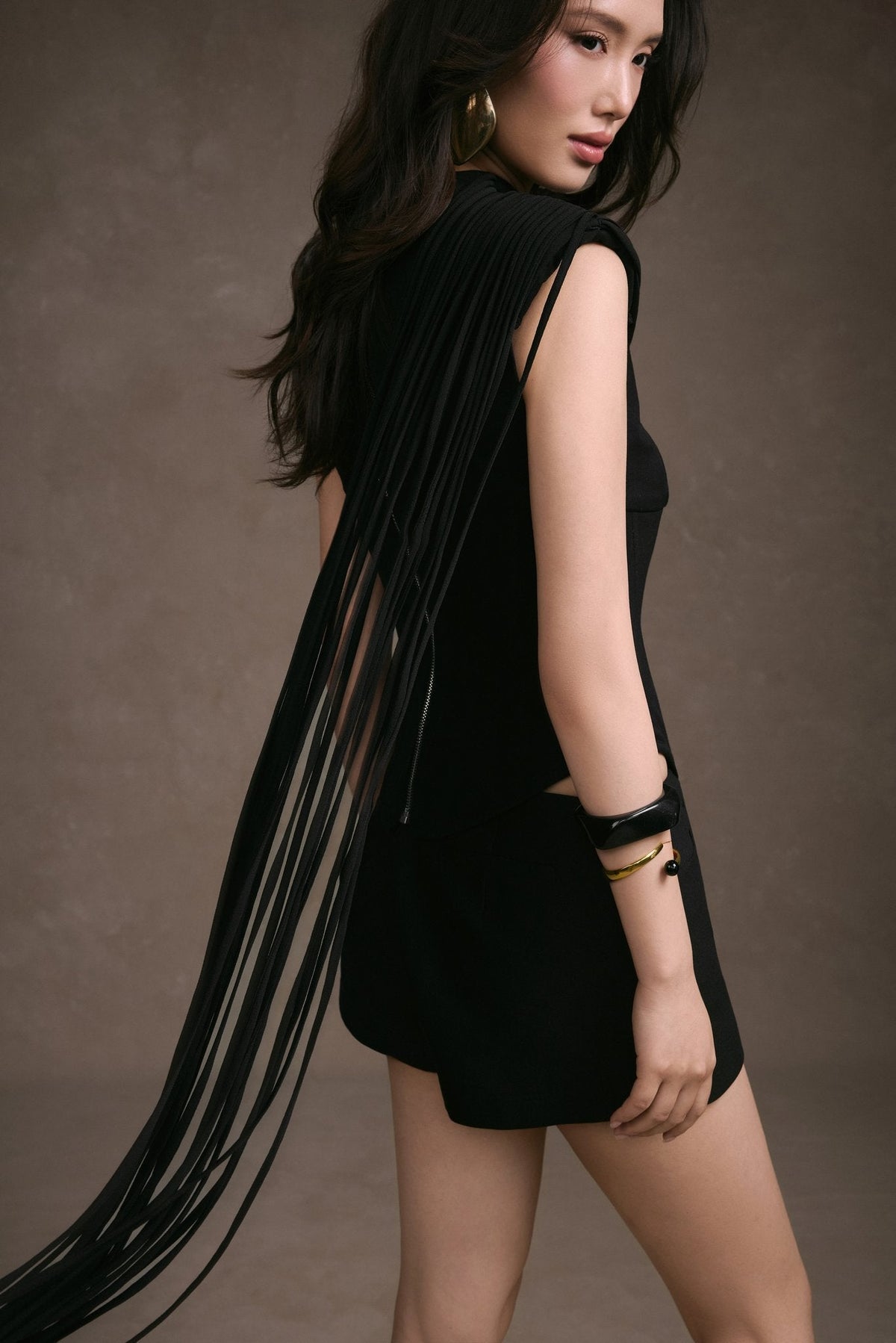 Fringe Corset Top by Keira Tong
