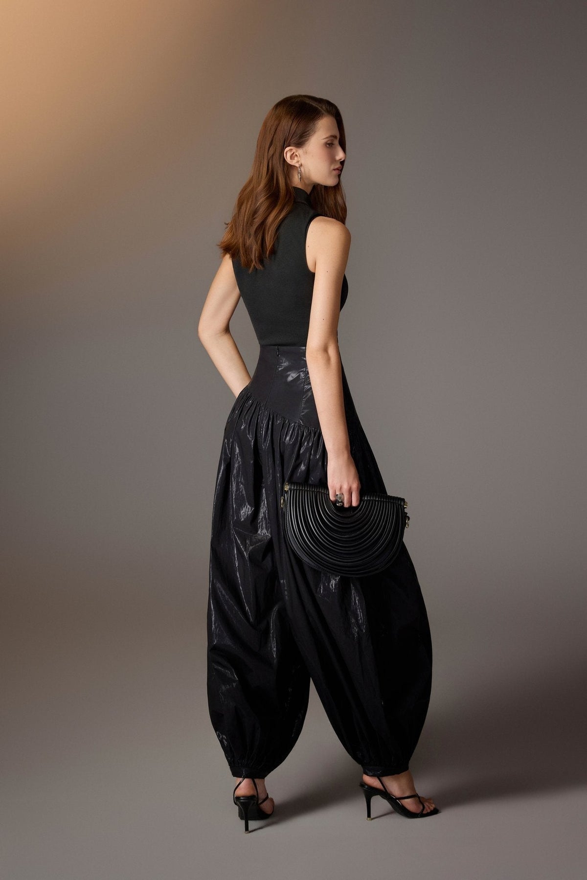 Black Baggy Pants by Keira Tong