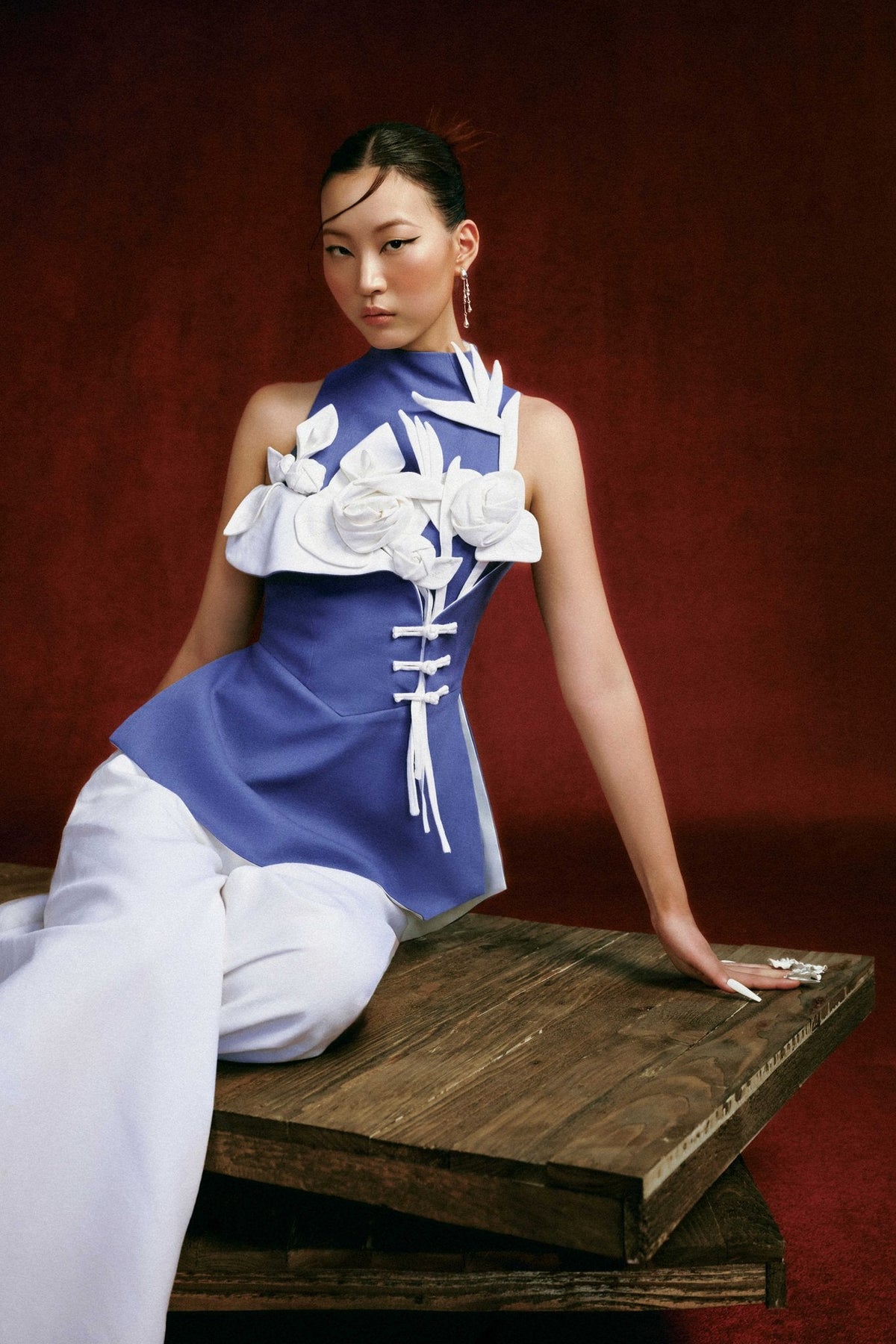 "Bạch Uyển" Top by Keira Tong
