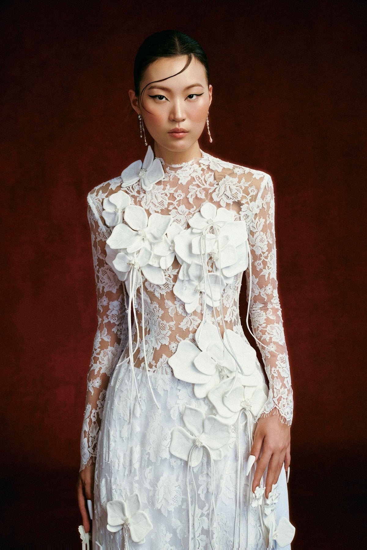Ao Dai "Bạch Sa" by Keira Tong