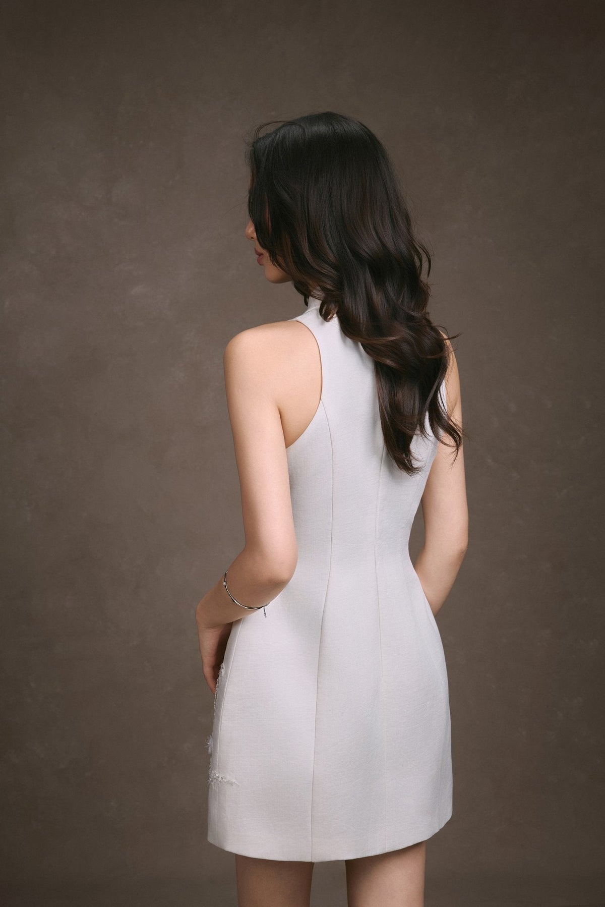 Flora Embroidered Dress by Keira Tong