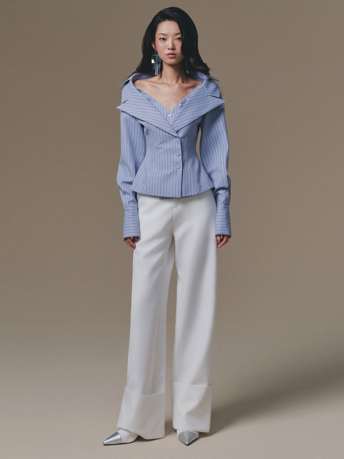 Blue Selena Shirt by Keira Tong