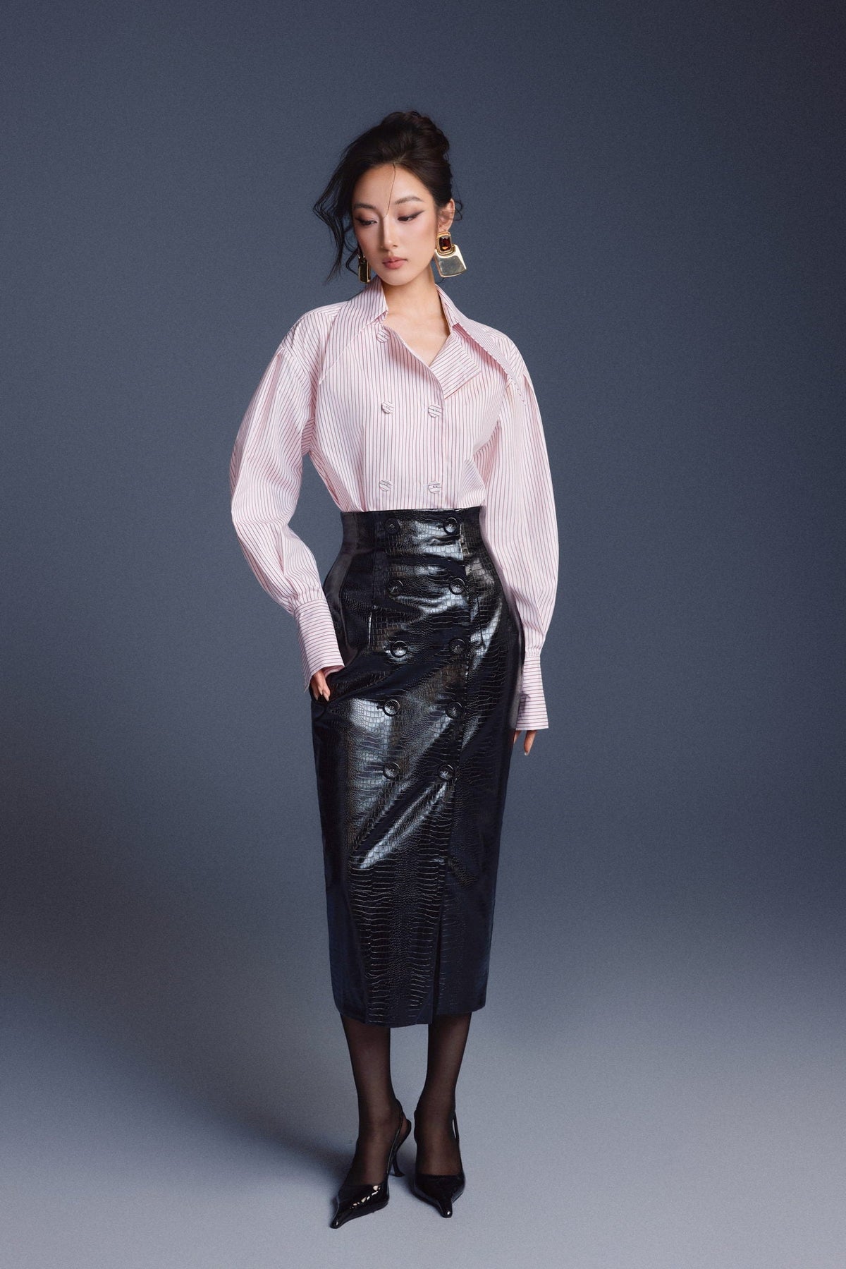 Pink Tailored Shirt by Keira Tong