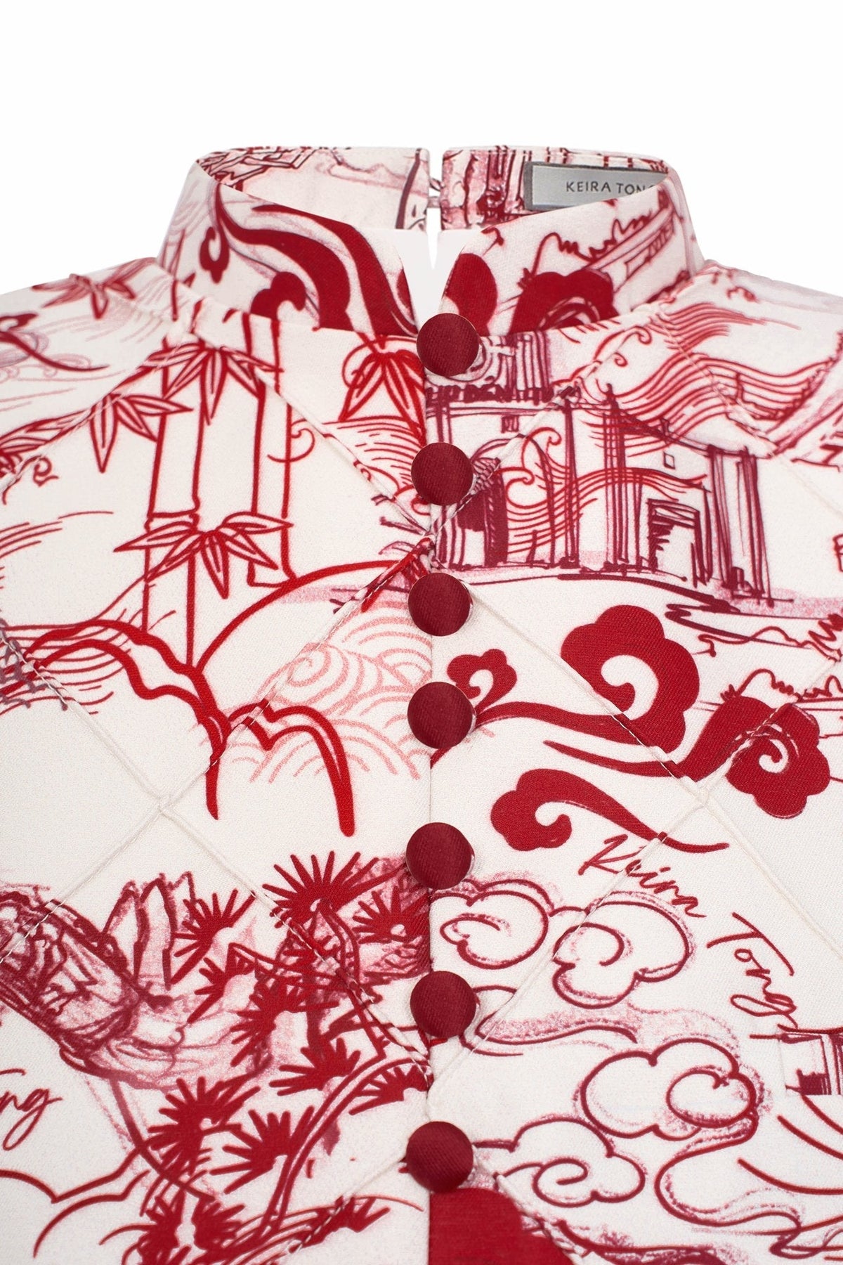 "Đan Kỳ" Cape by Keira Tong