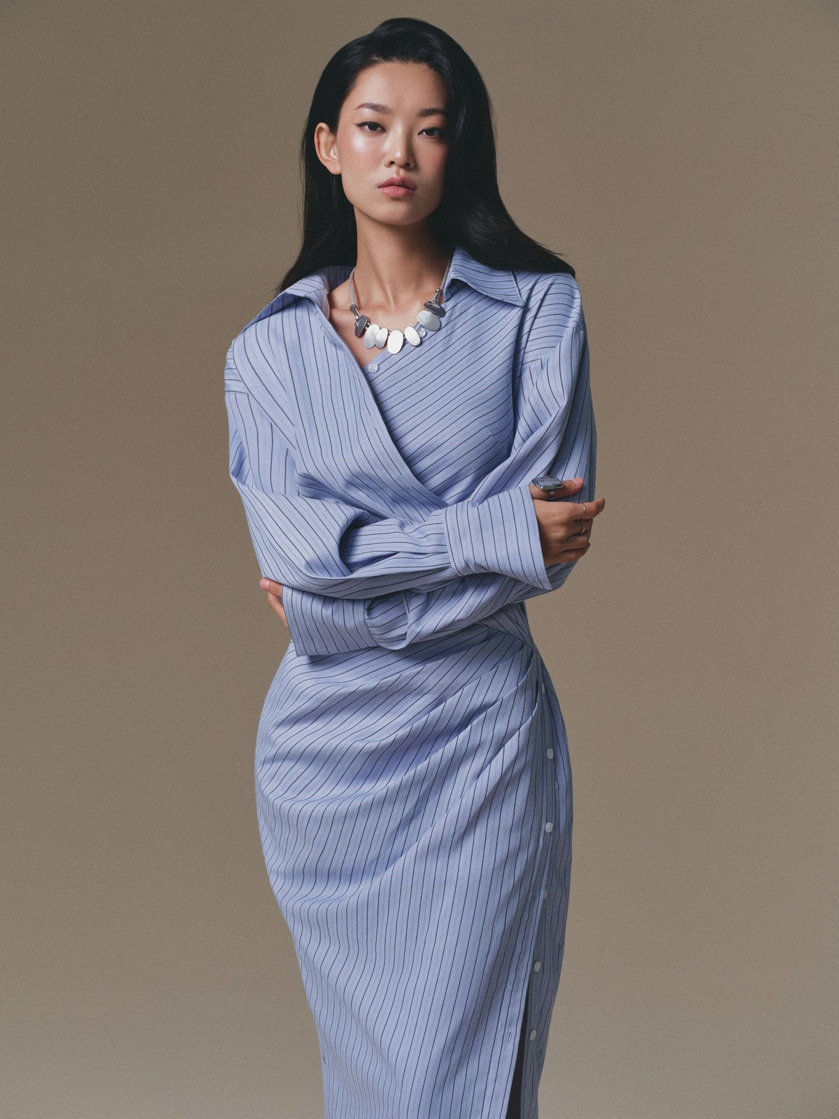 Blue Sailing Dress by Keira Tong