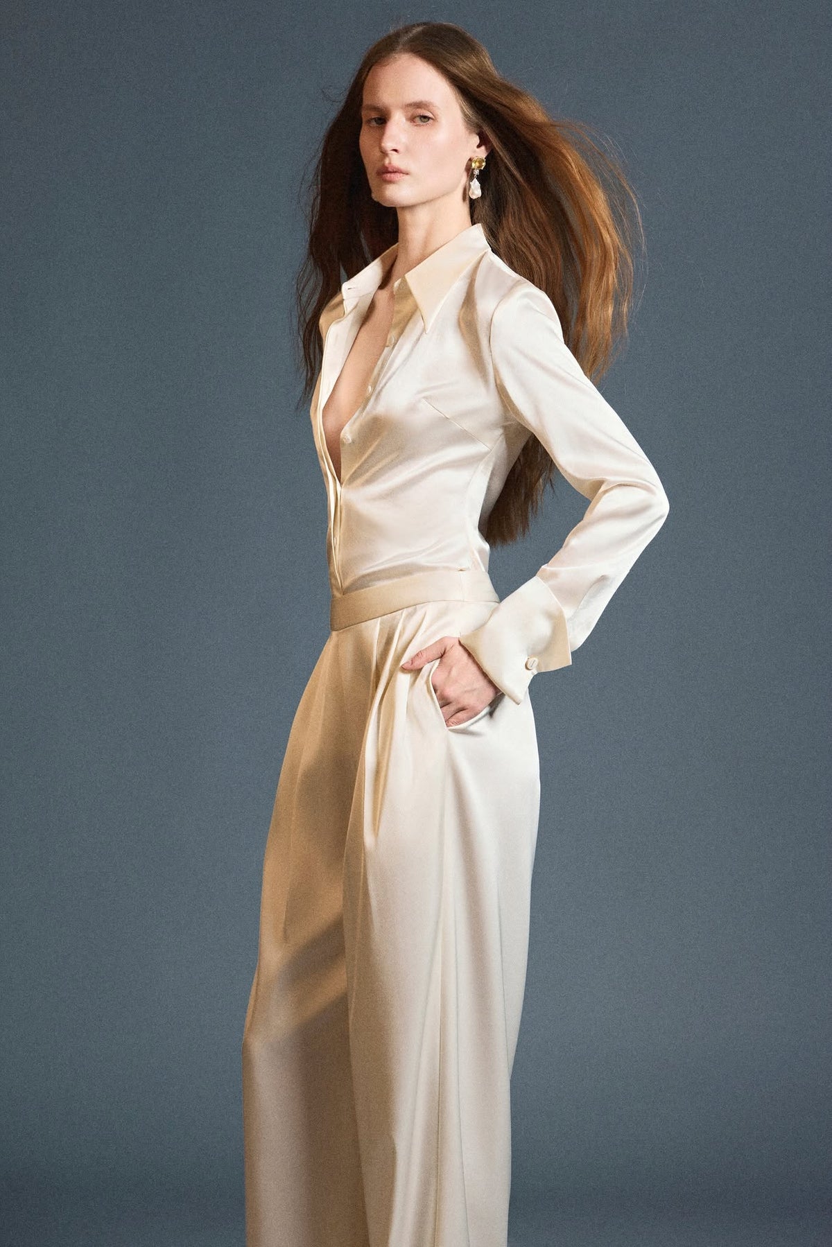 Lush Silk Blouse by HUONG Boutique