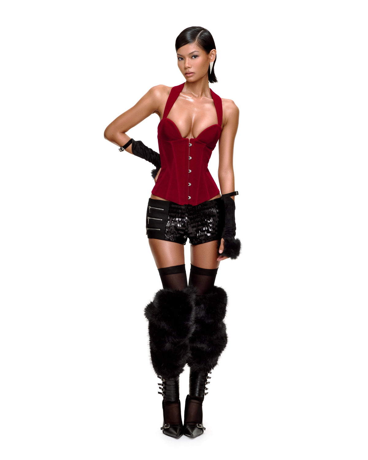 MEGHAN CORSET (RED) by BUPBES