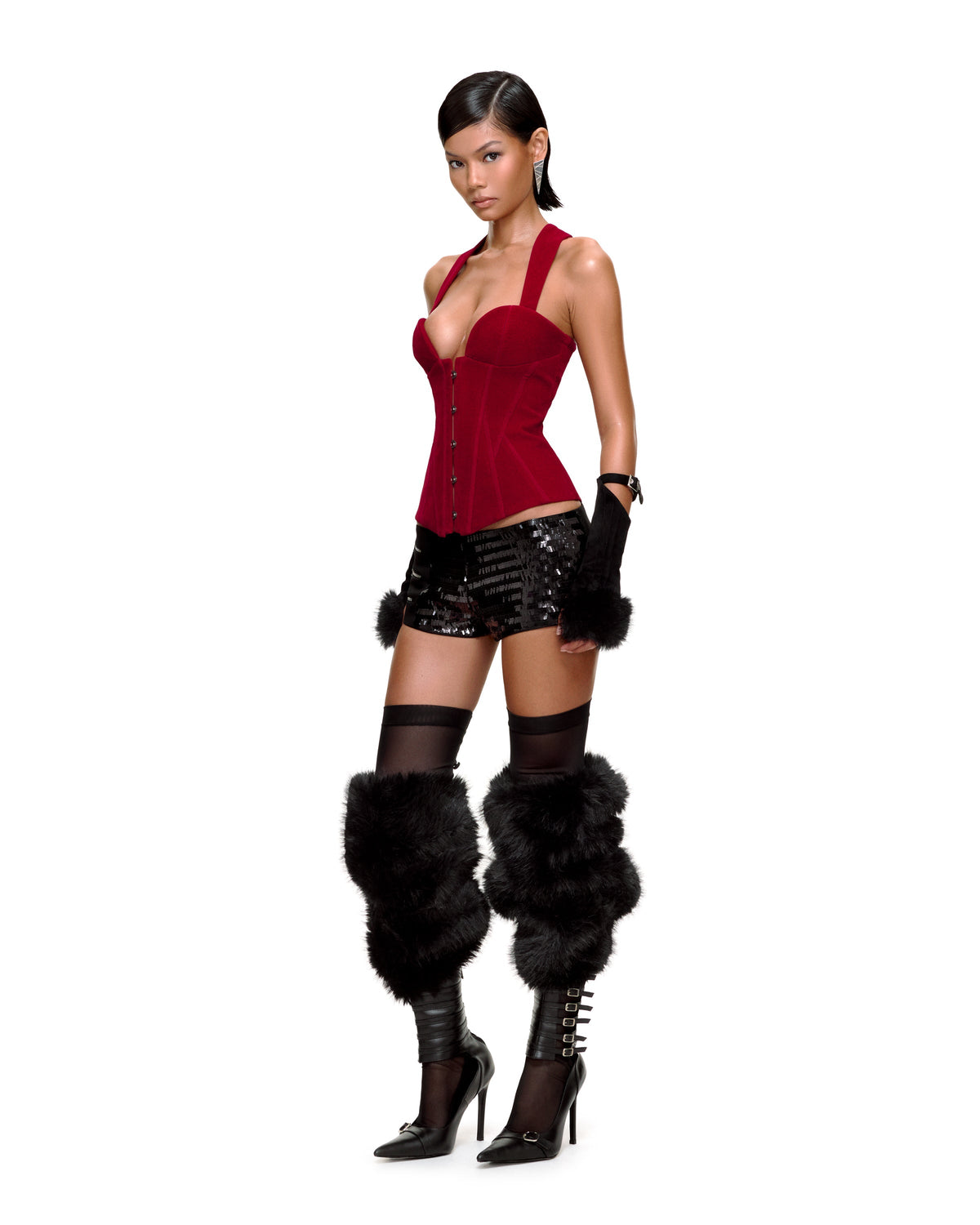 MEGHAN CORSET (RED) by BUPBES