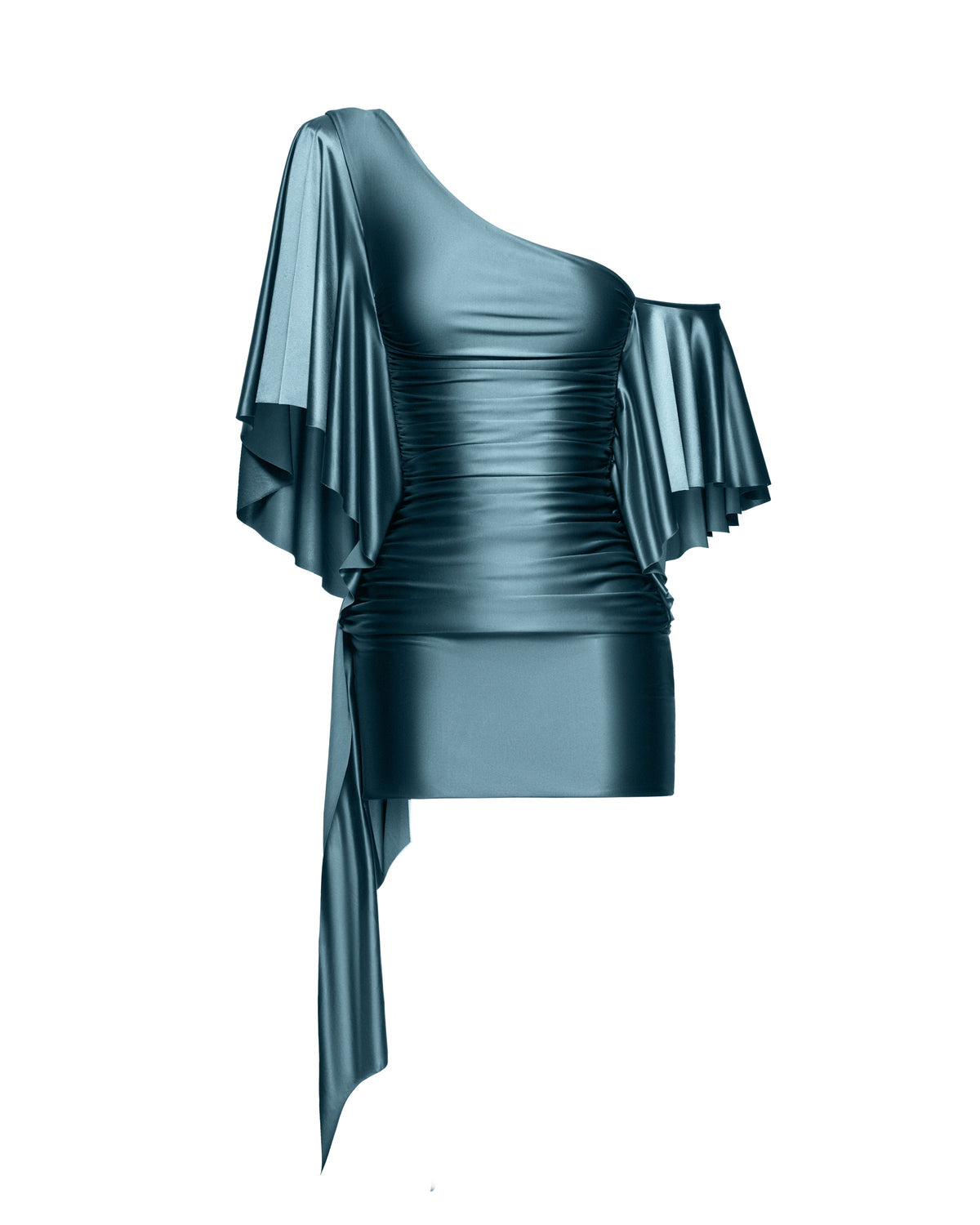MEREDITH MINI DRESS (TEAL) by BUPBES