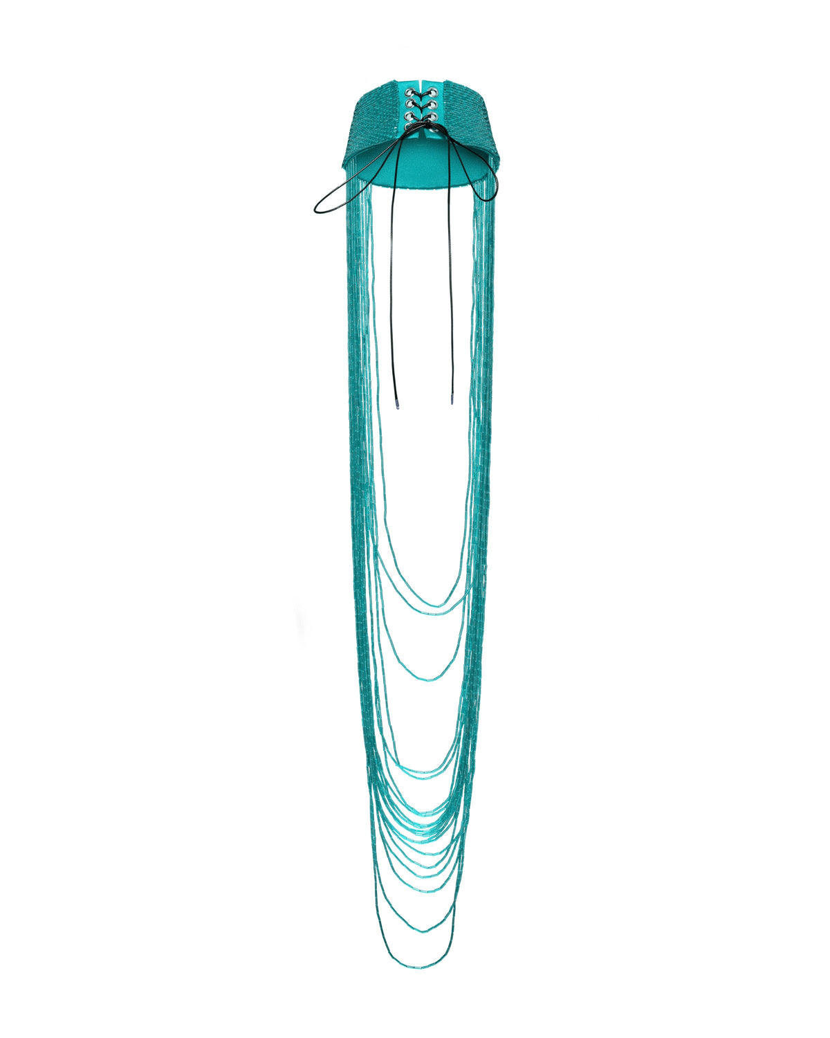 NOCTURNA CHOKER (TURQUOISE) by BUPBES