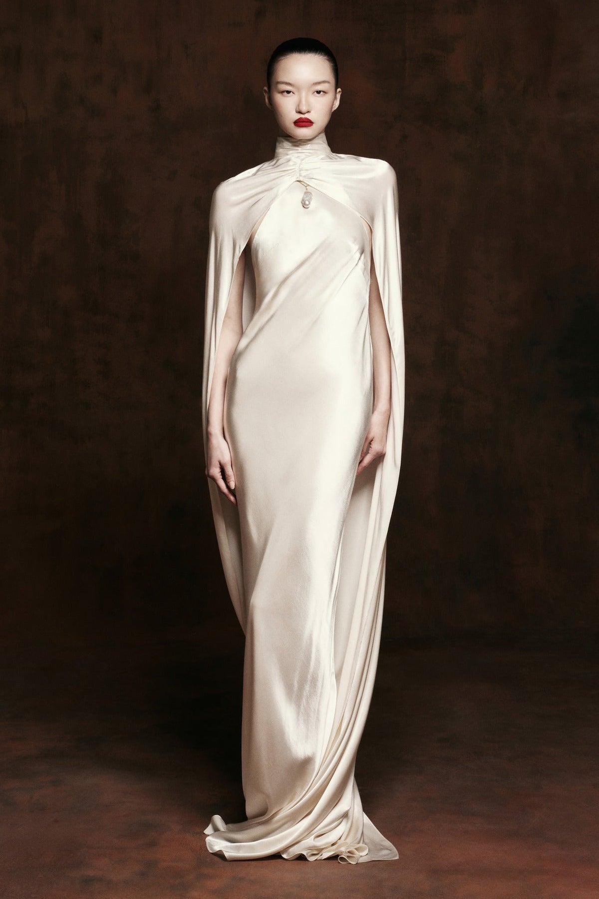 Nacre Cape Dress by HUONG Boutique