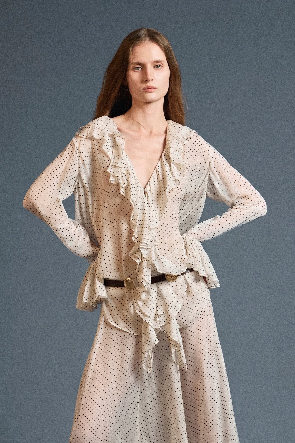 Nomad Ruffle Blouse by HUONG Boutique