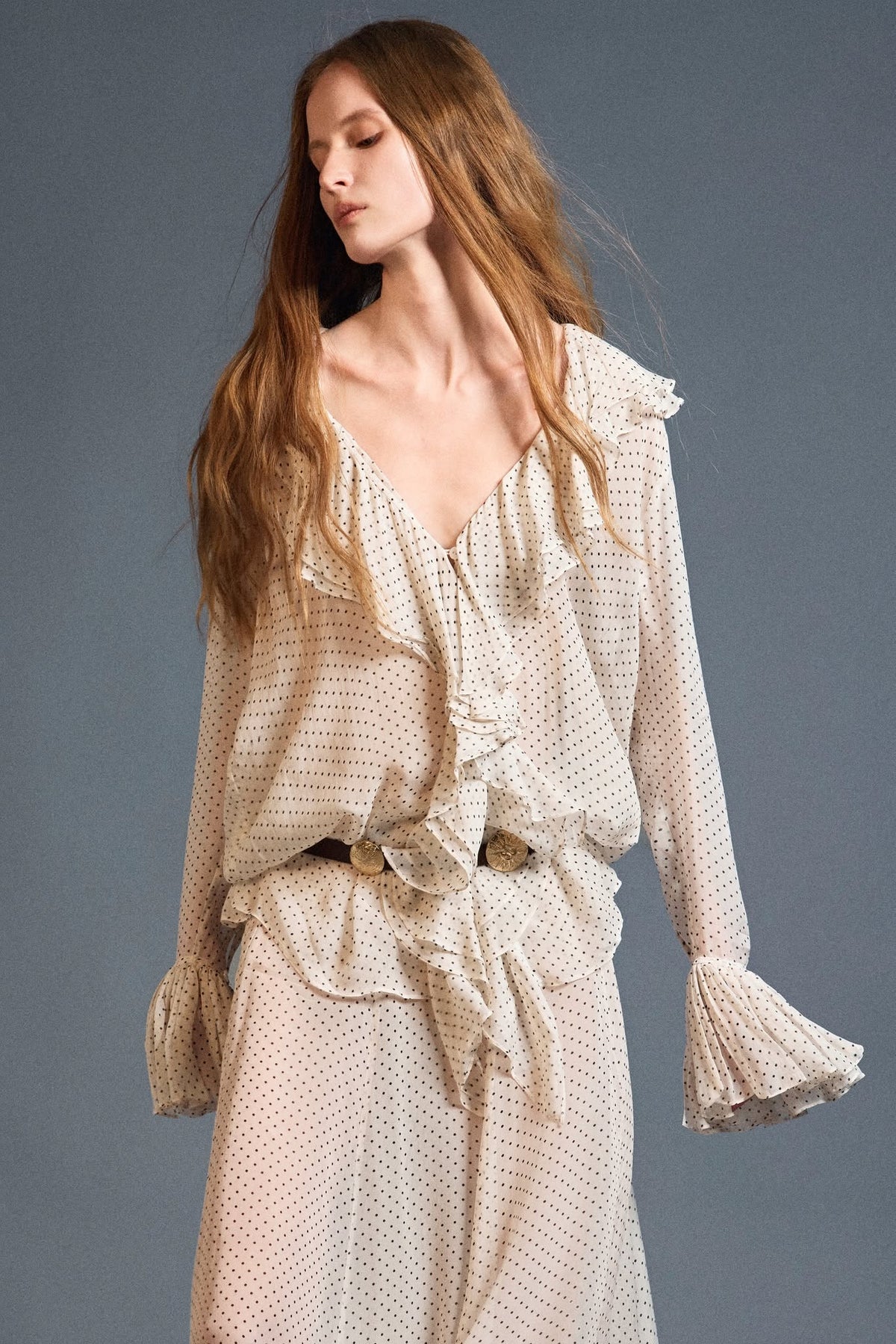 Nomad Ruffle Blouse by HUONG Boutique