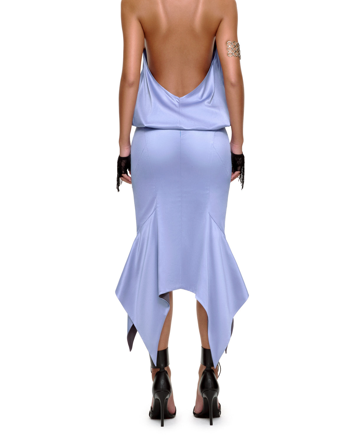 SADE MIDI SKIRT (BLUE) by BUPBES