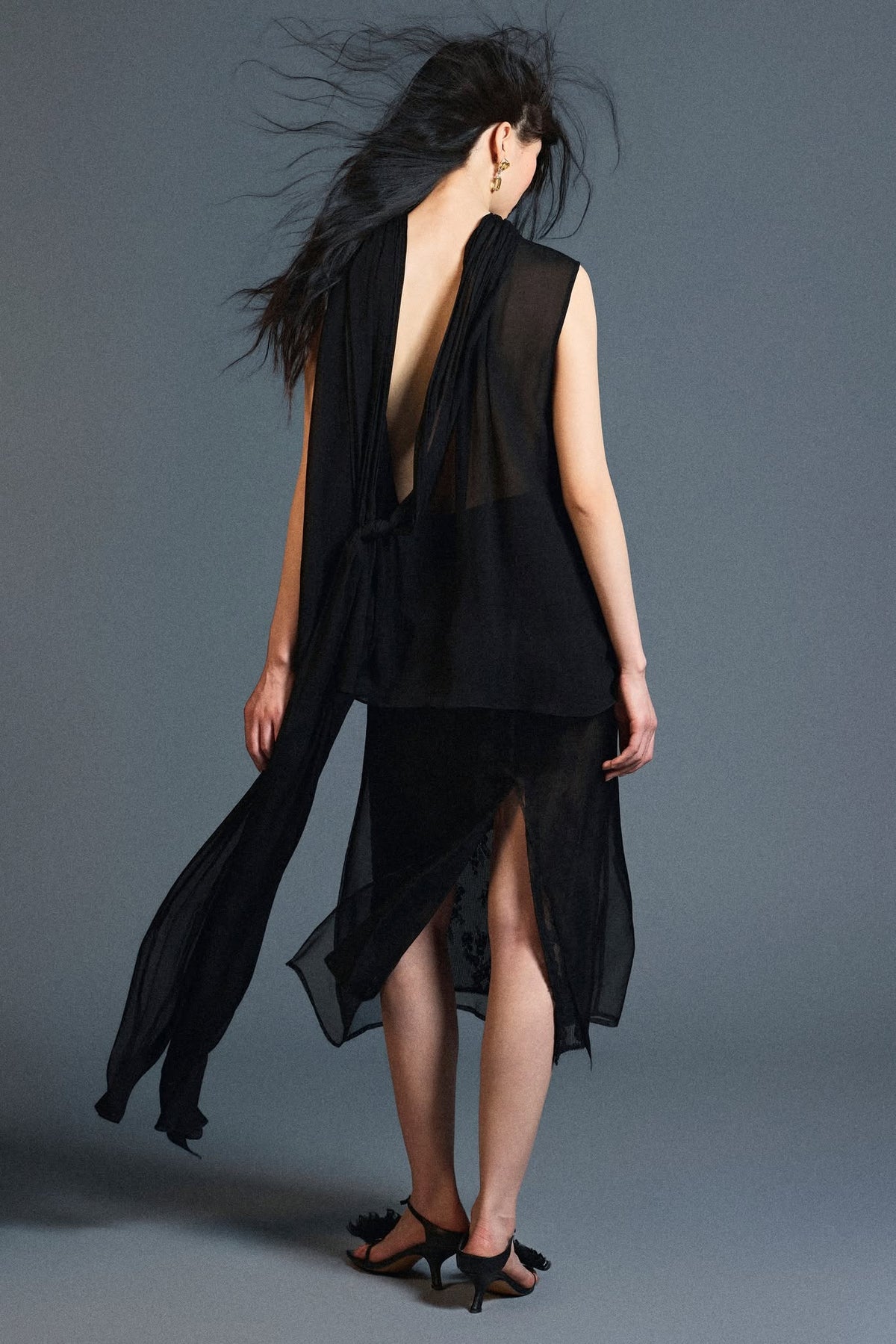 Translucent Two-layer Skirt by HUONG Boutique