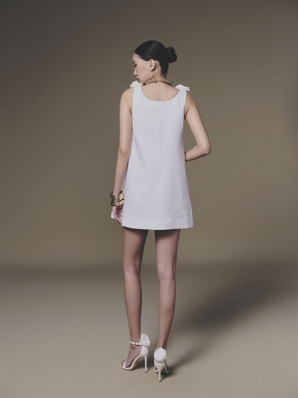 White Rosellia Dress by Keira Tong