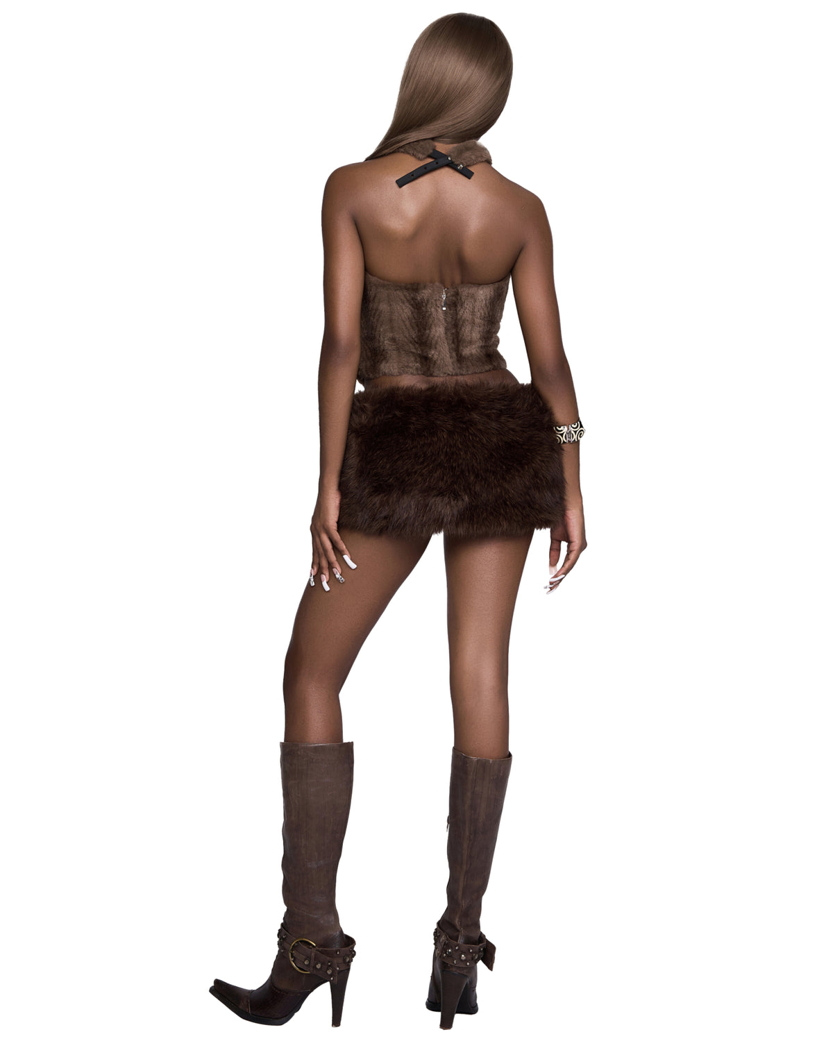 Cinza Top (Brown) by LSOUL