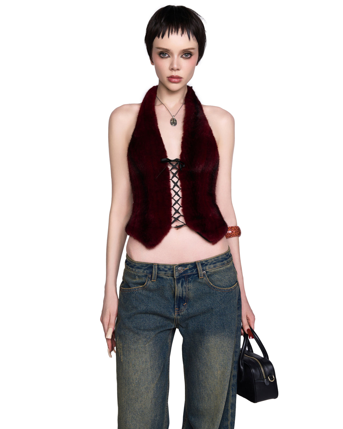 Cinza Top (Burgundy) by LSOUL