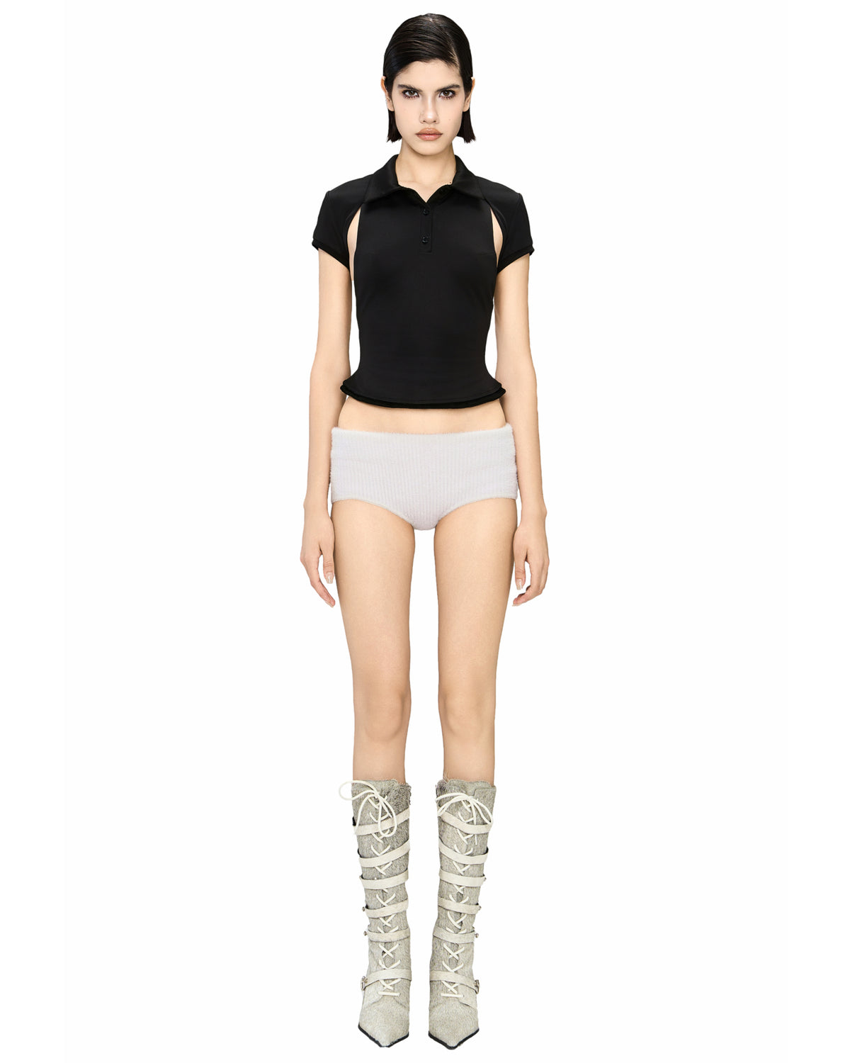 Finch Top (Black) by LSOUL