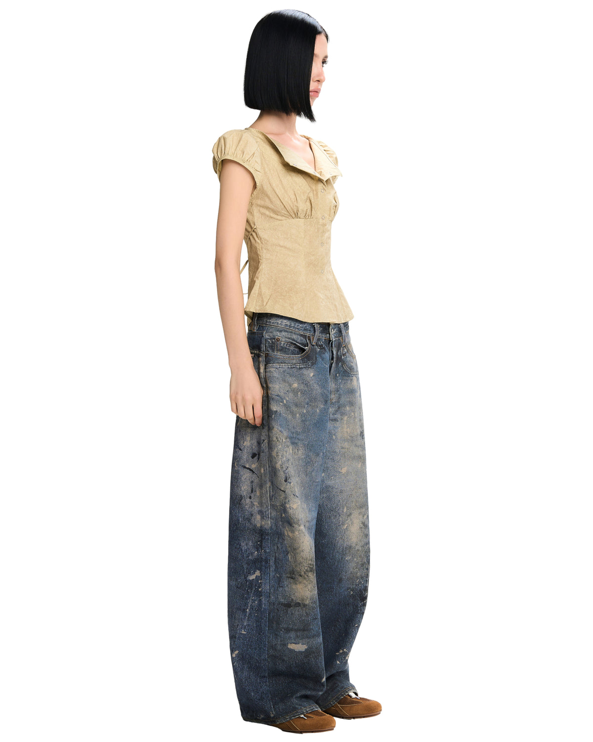 Yu Top (Beige) by LSOUL