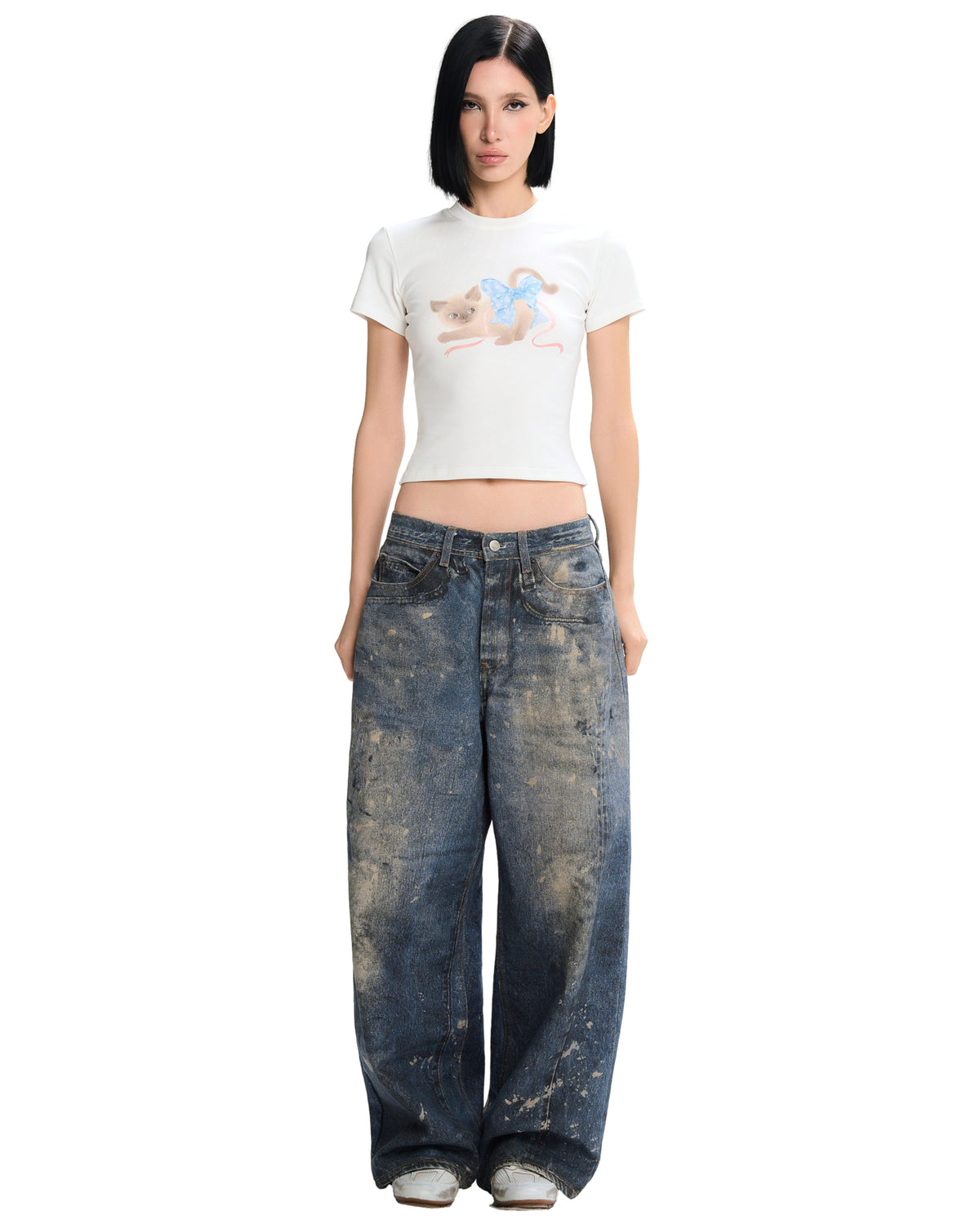 Qiqi Top (White) by LSOUL