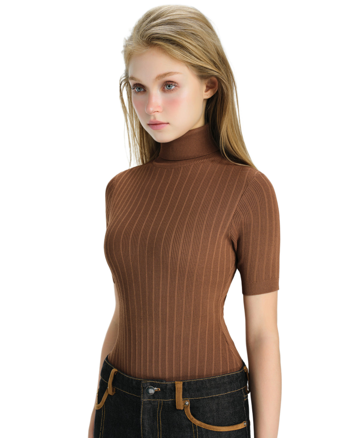 Ain Bodysuit (Brown) by LSOUL