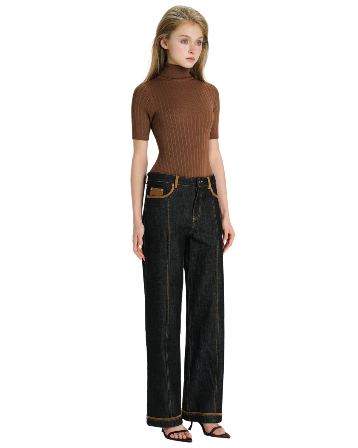 Ain Bodysuit (Brown) by LSOUL