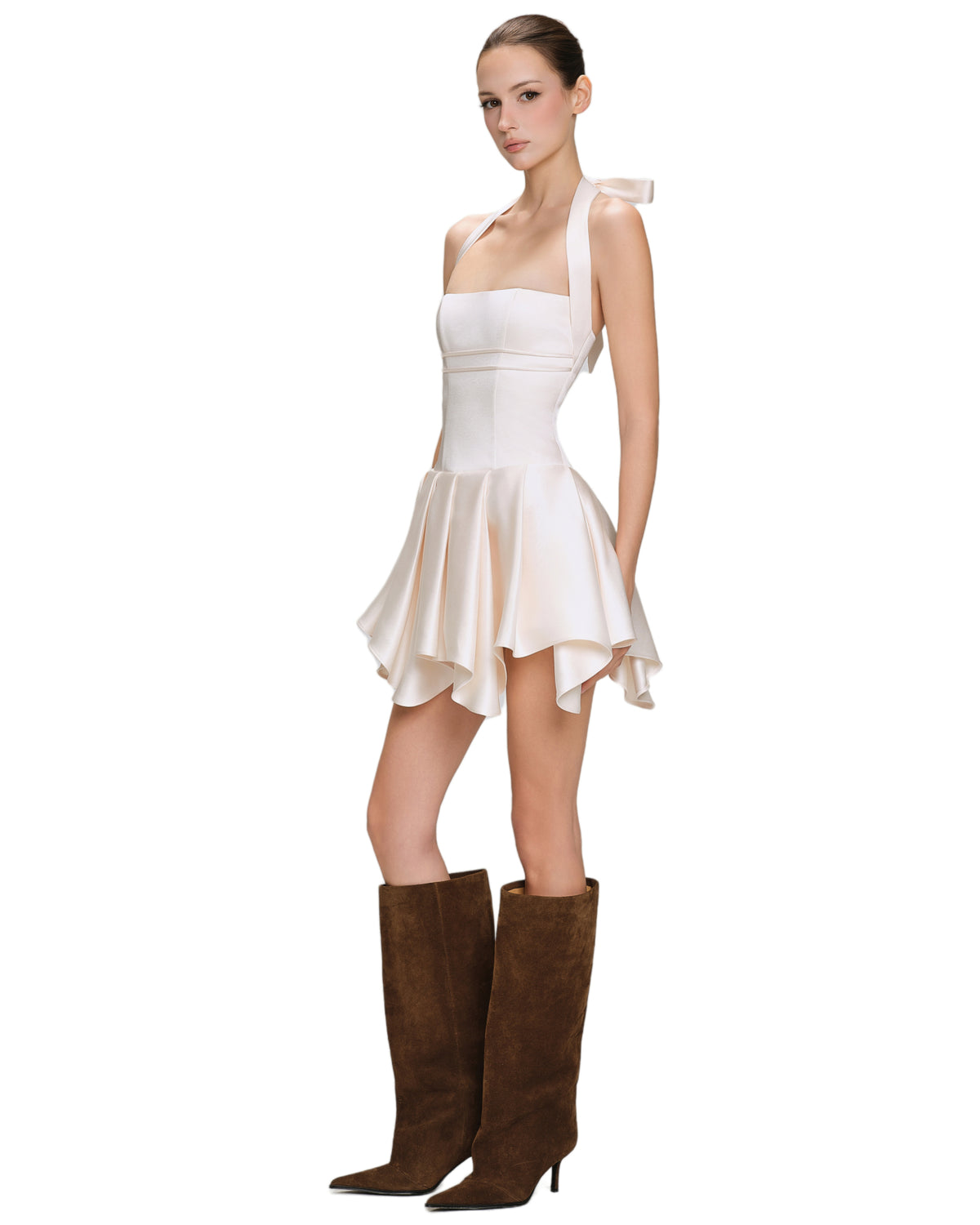 Aller Dress (White) by LSOUL
