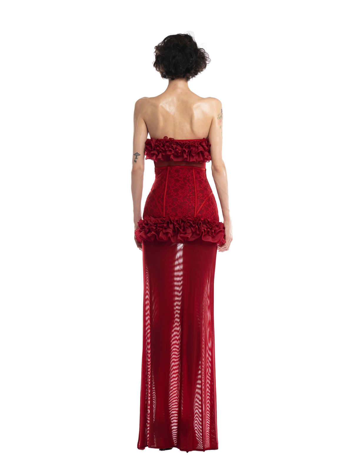 Belinda Dress - Red by Huelleyrose