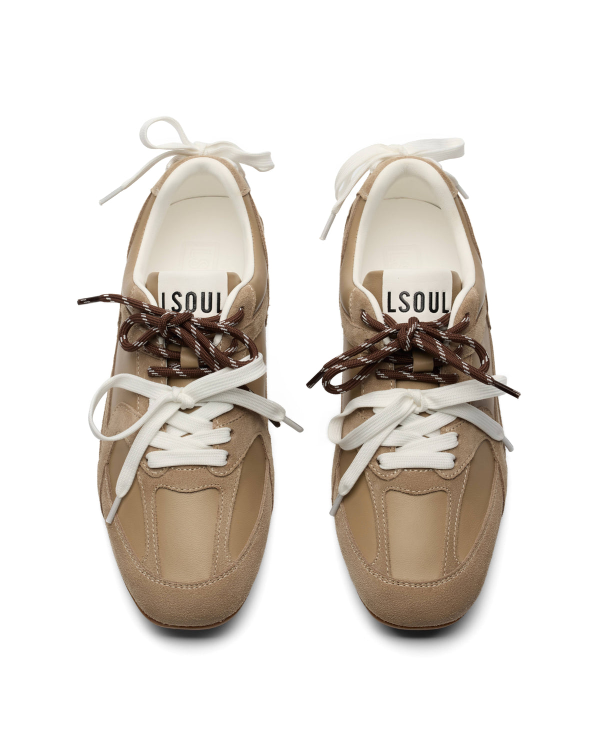 Bow Sneakers (Taupe) by LSOUL