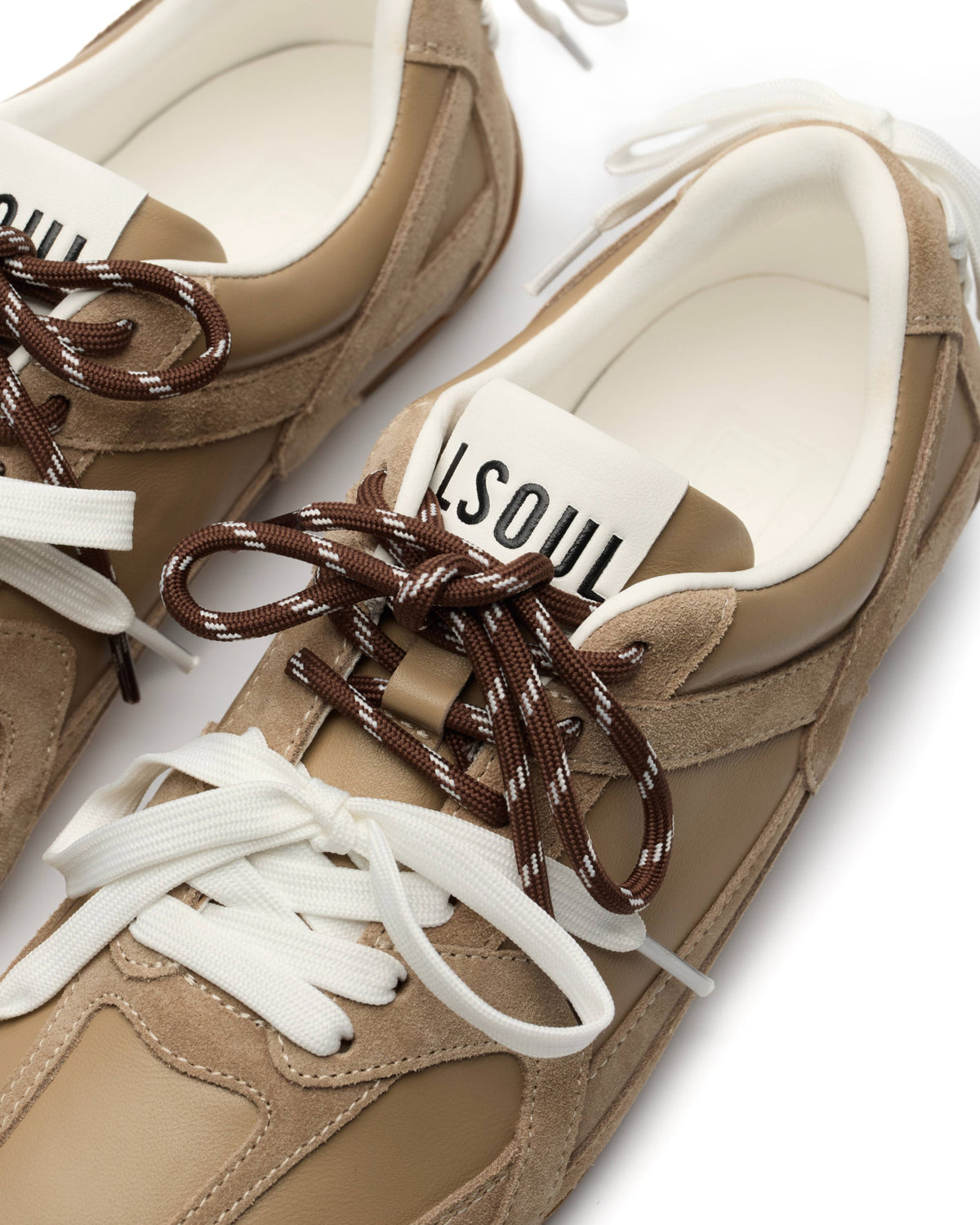 Bow Sneakers (Taupe) by LSOUL
