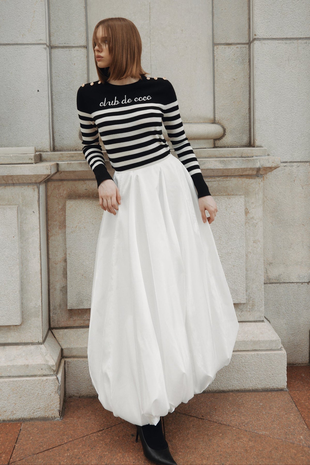 Club De Coco Striped Sweater by COCOSIN
