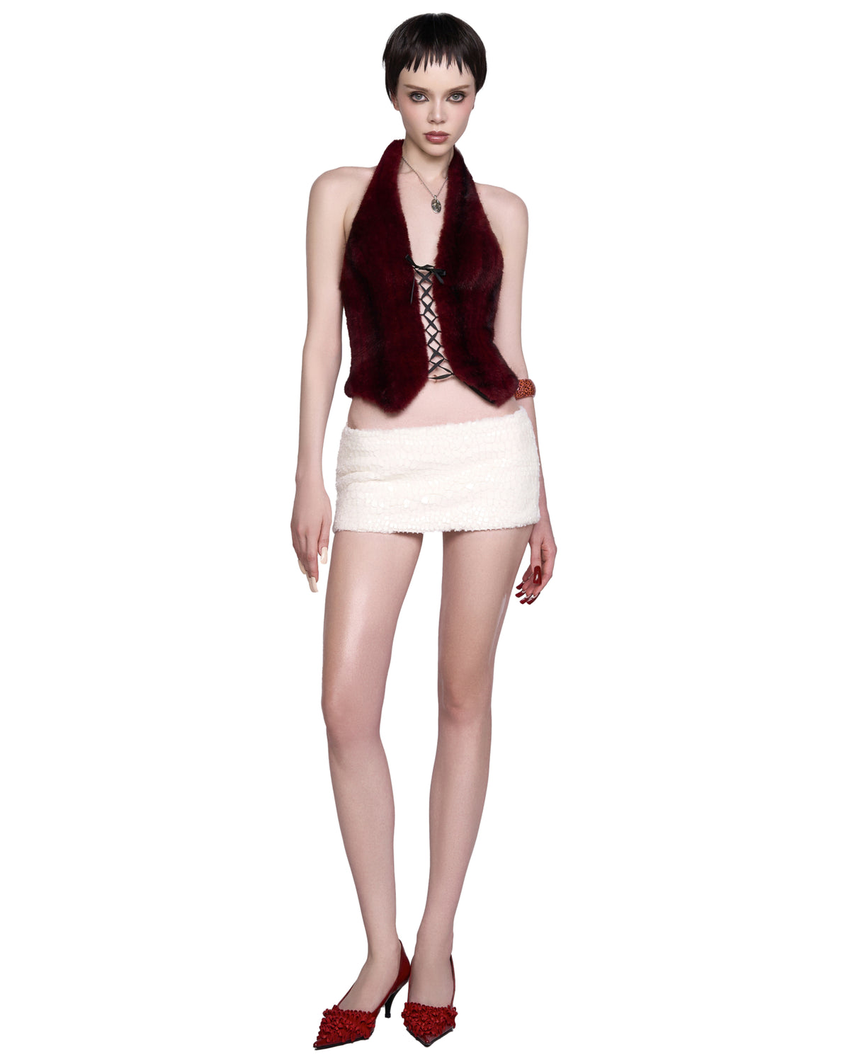 Cinza Top (Burgundy) by LSOUL