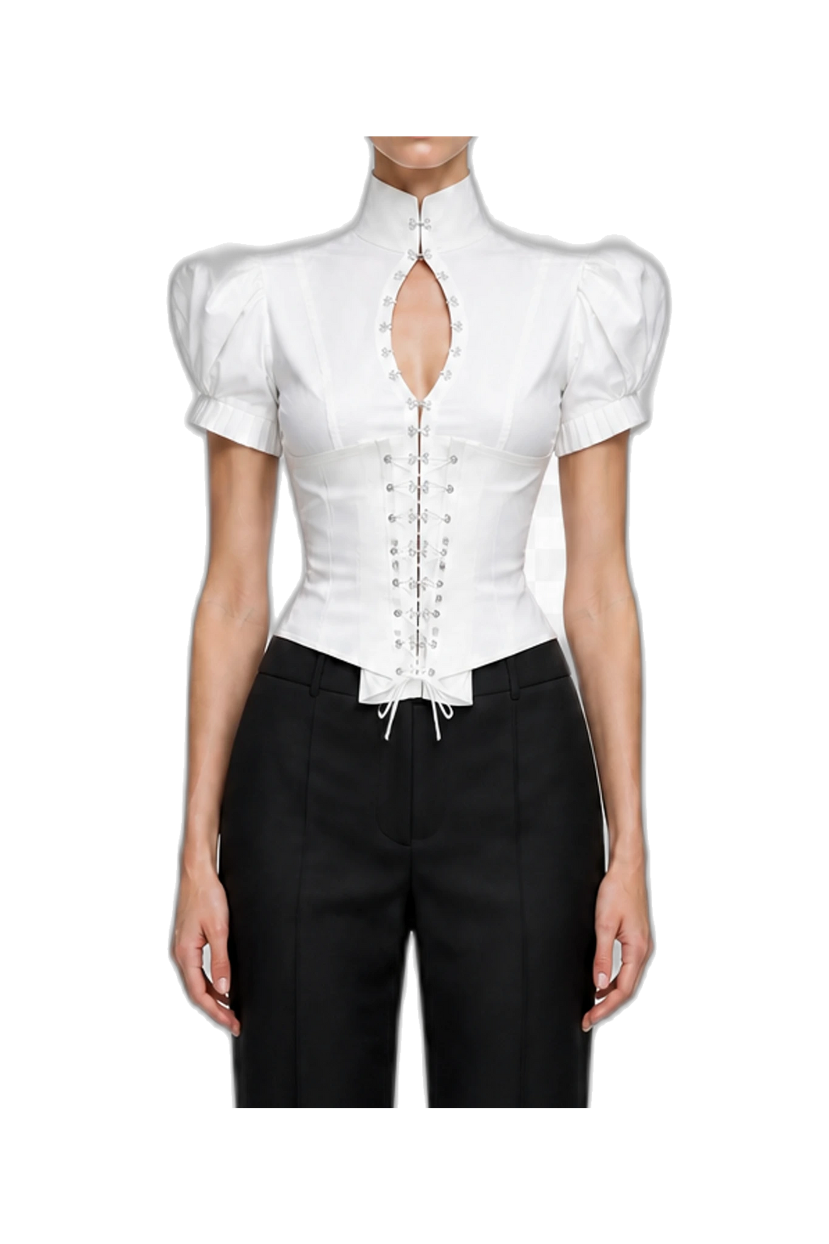 ANNA SHIRT (WHITE), detail view