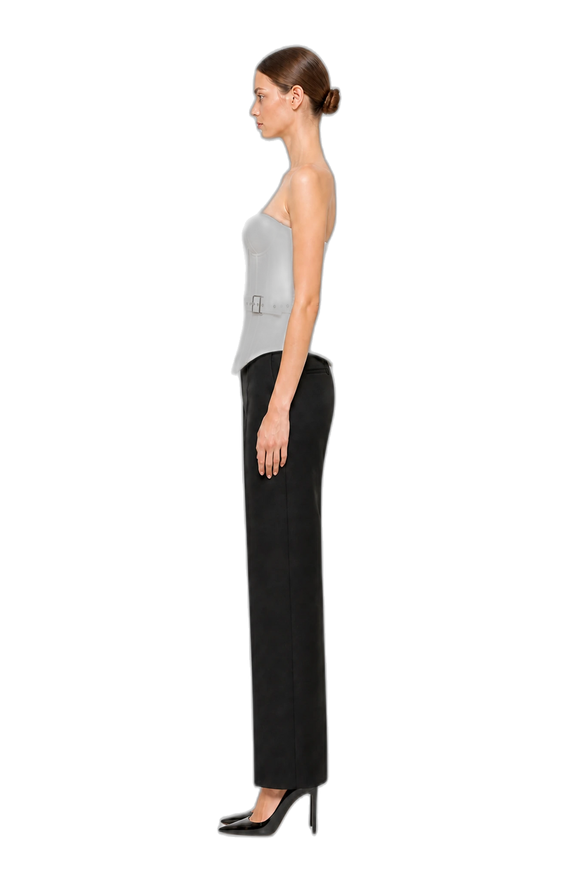 ATHENA CORSET (WHITE), profile view