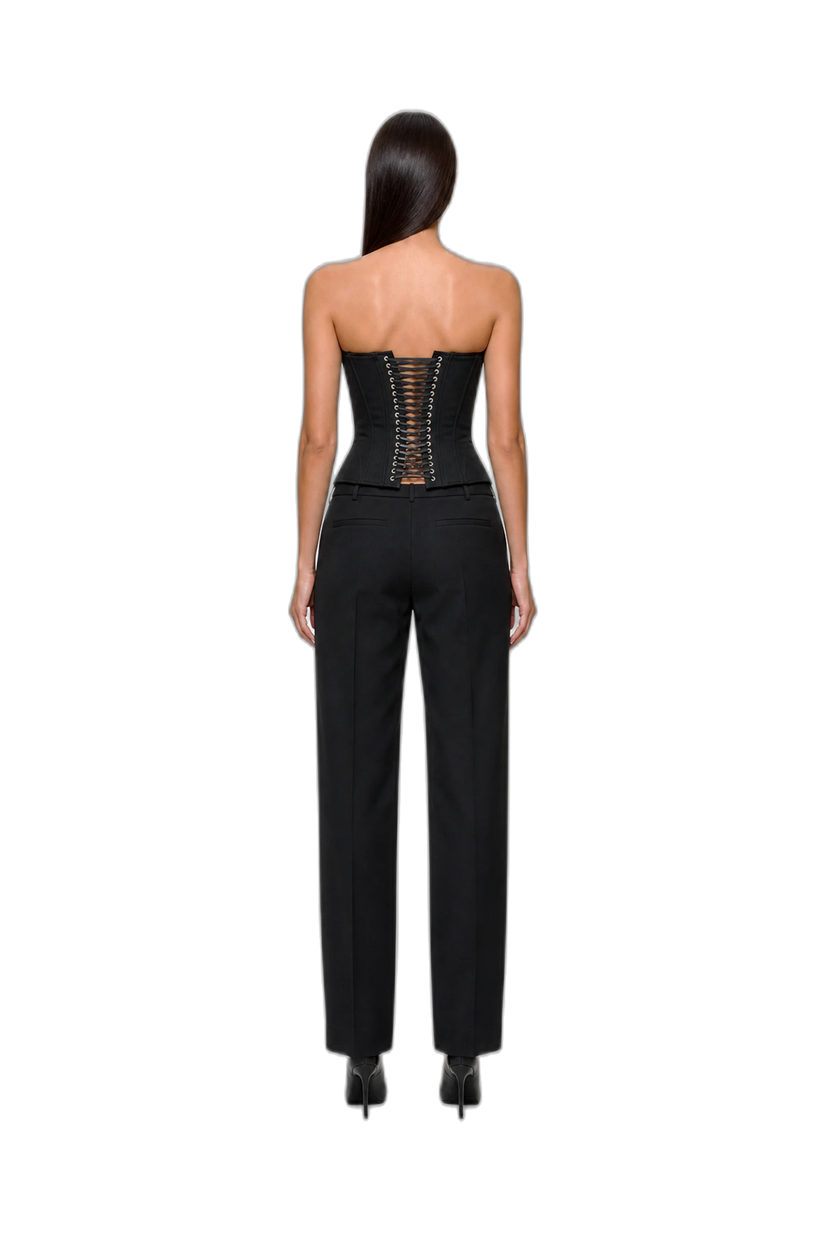 CAMERON CORSET (BLACK), back view
