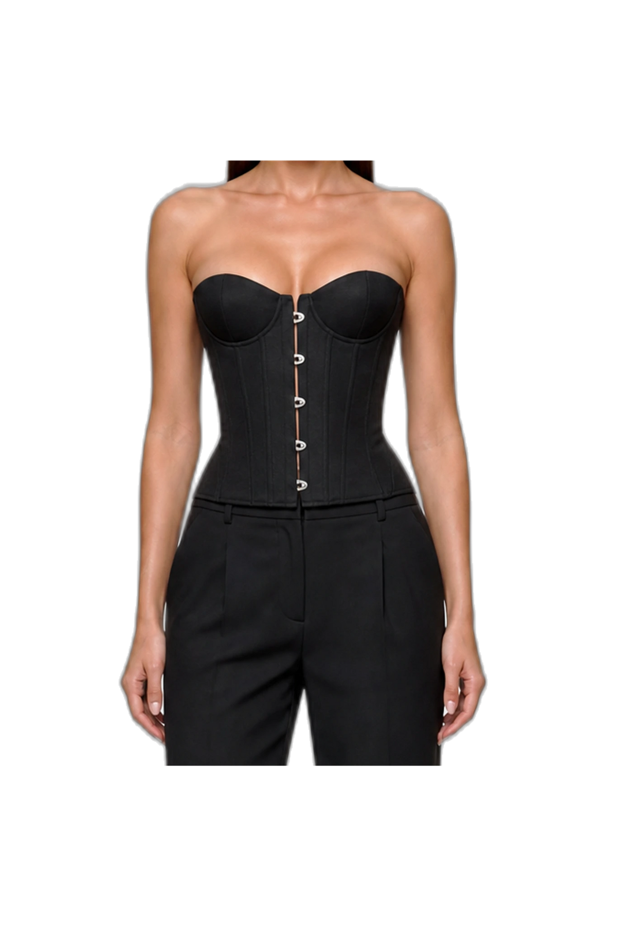 CAMERON CORSET (BLACK), detail view