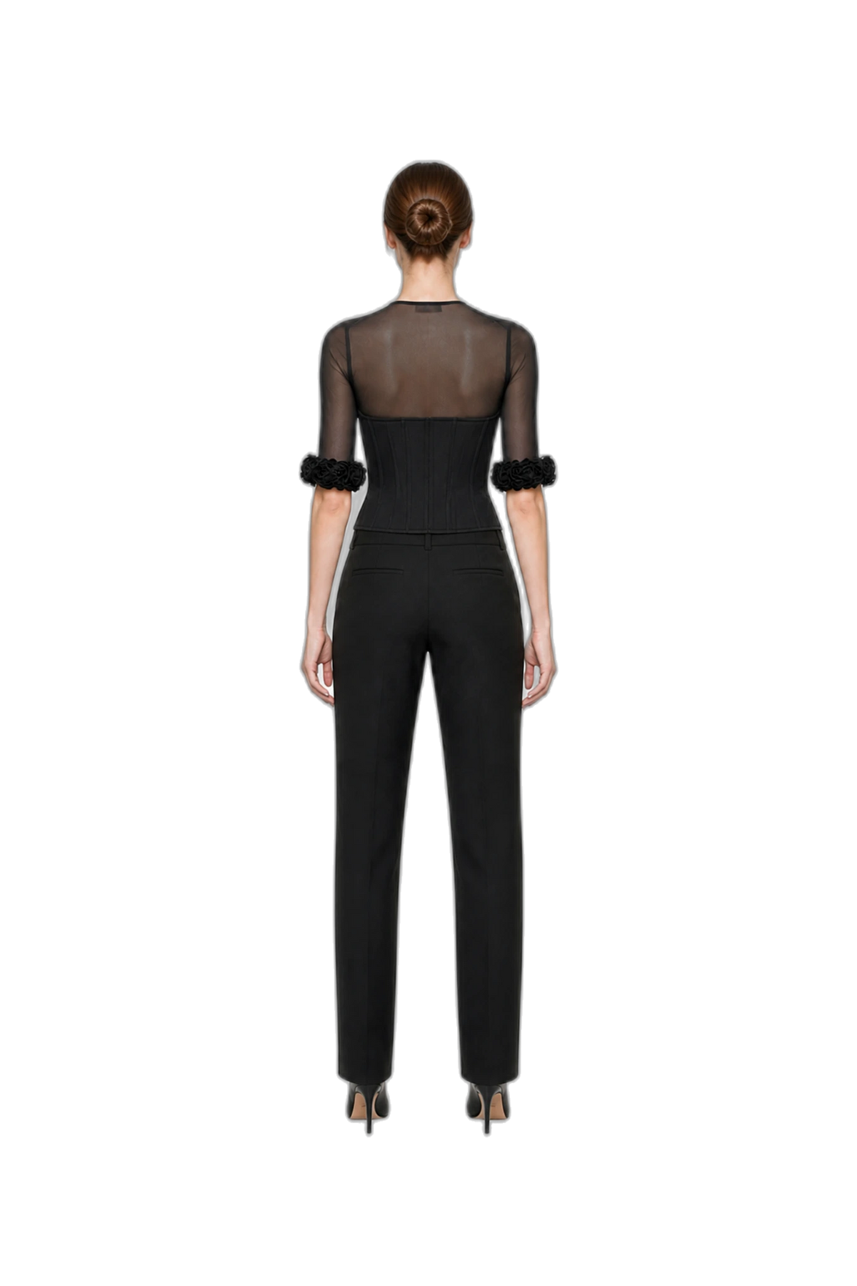 CLARKE JACKET (BLACK), back view
