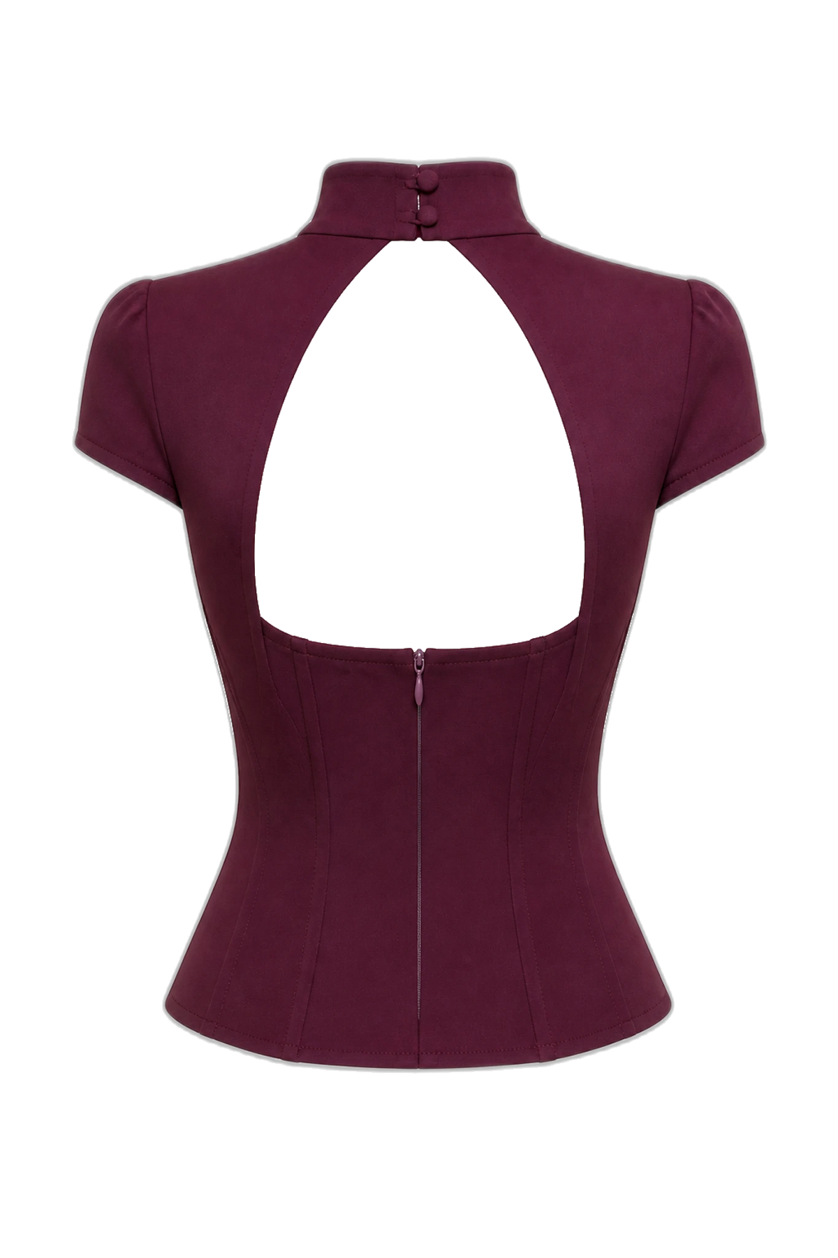 DAKOTA TOP (PURPLE), back view