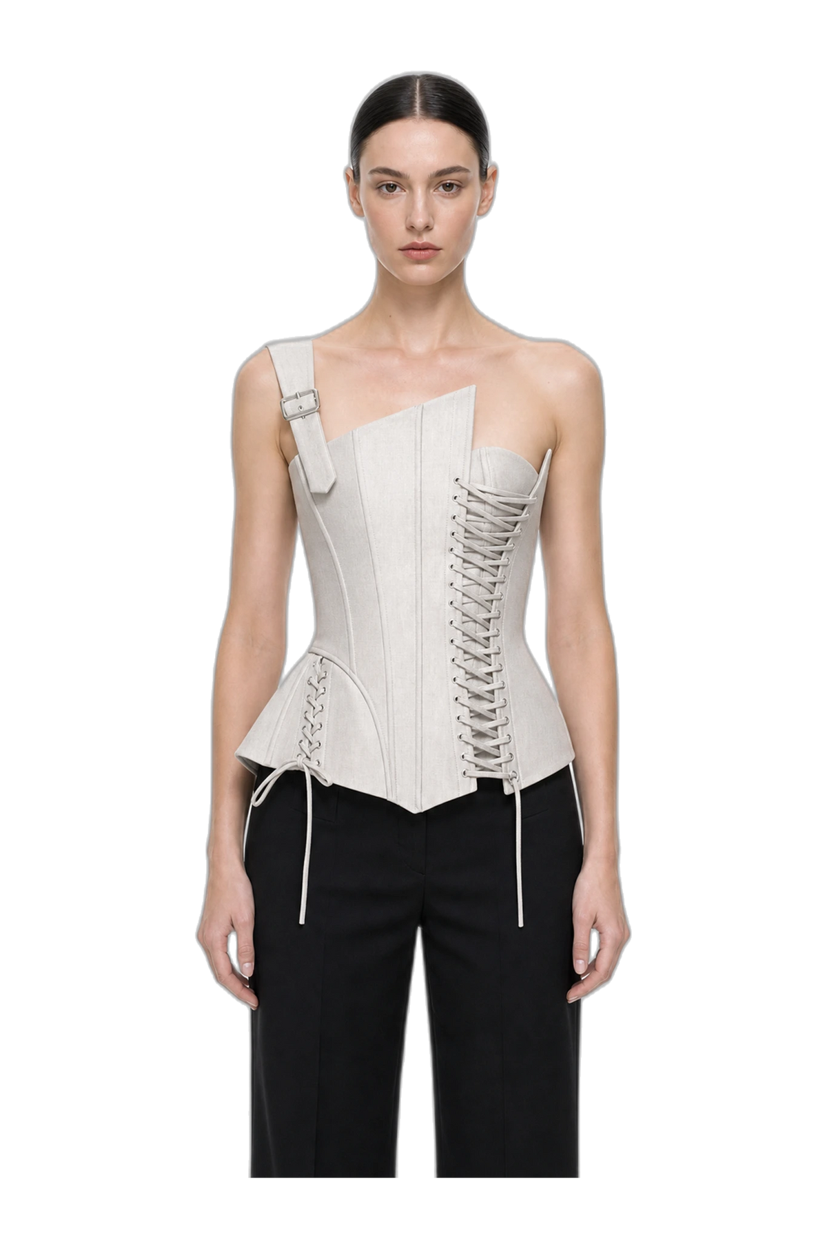 DYLAN CORSET (WHITE SMOKE) by BUPBES