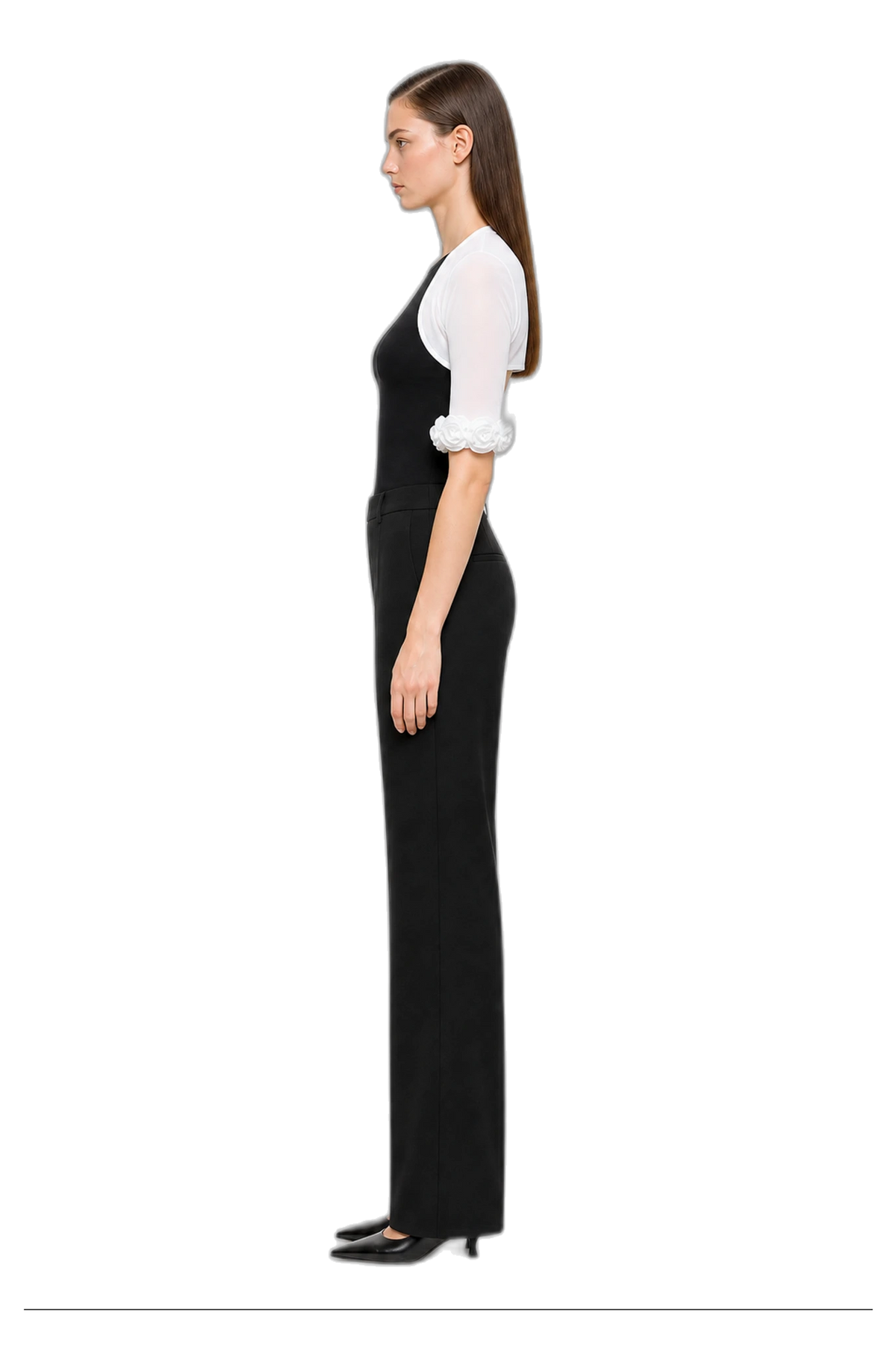 CLARKE JACKET (WHITE), profile view
