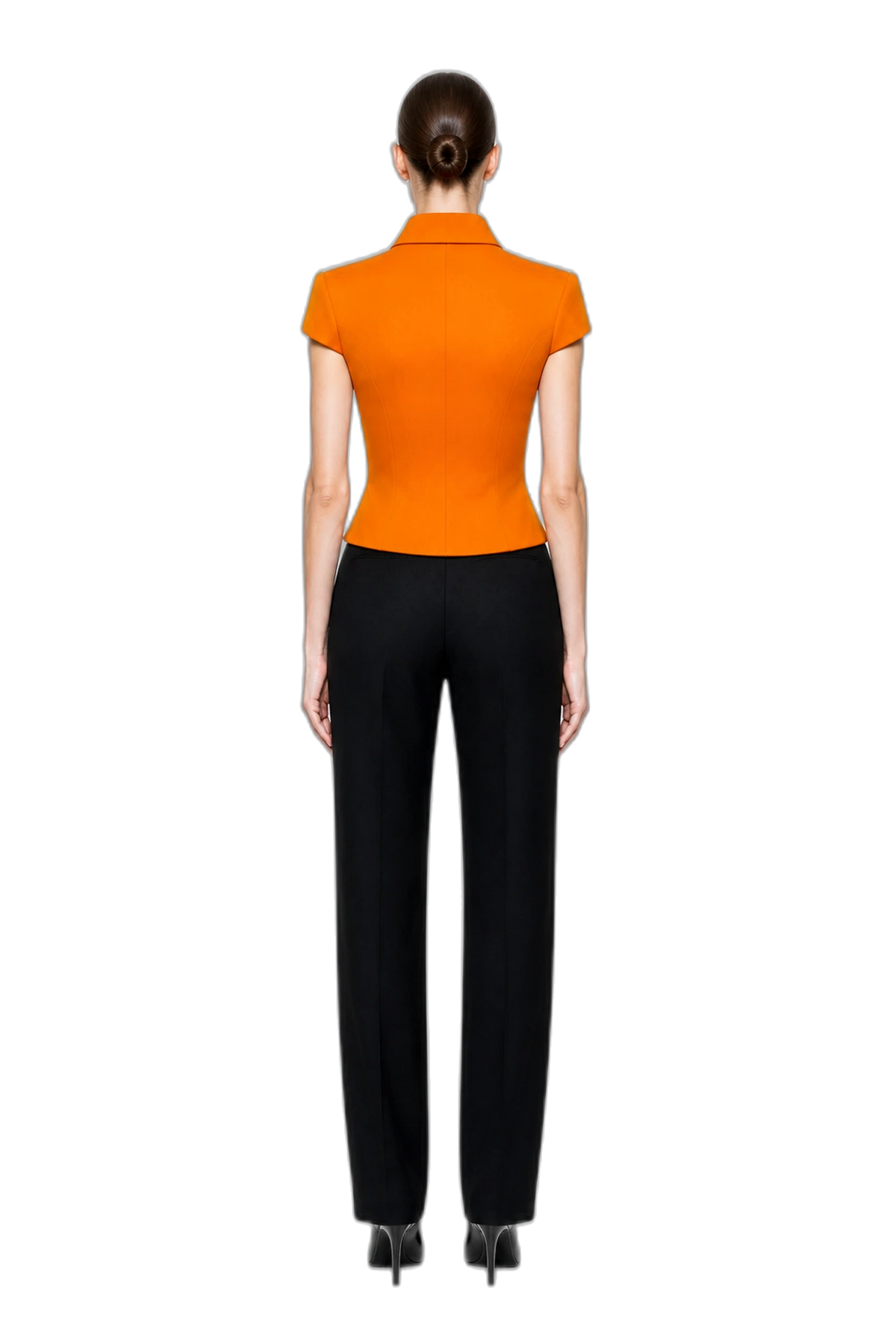DESTINY TOP (ORANGE), back view