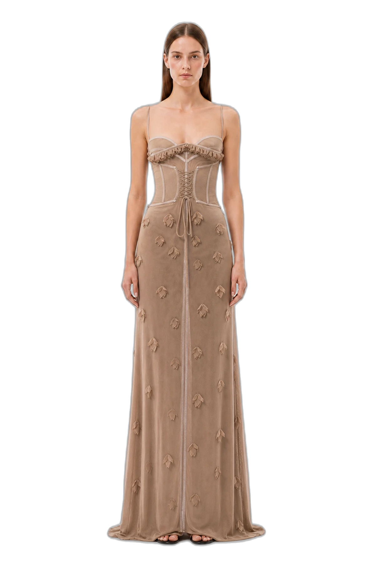 Isla Dress - Brown by Huelleyrose