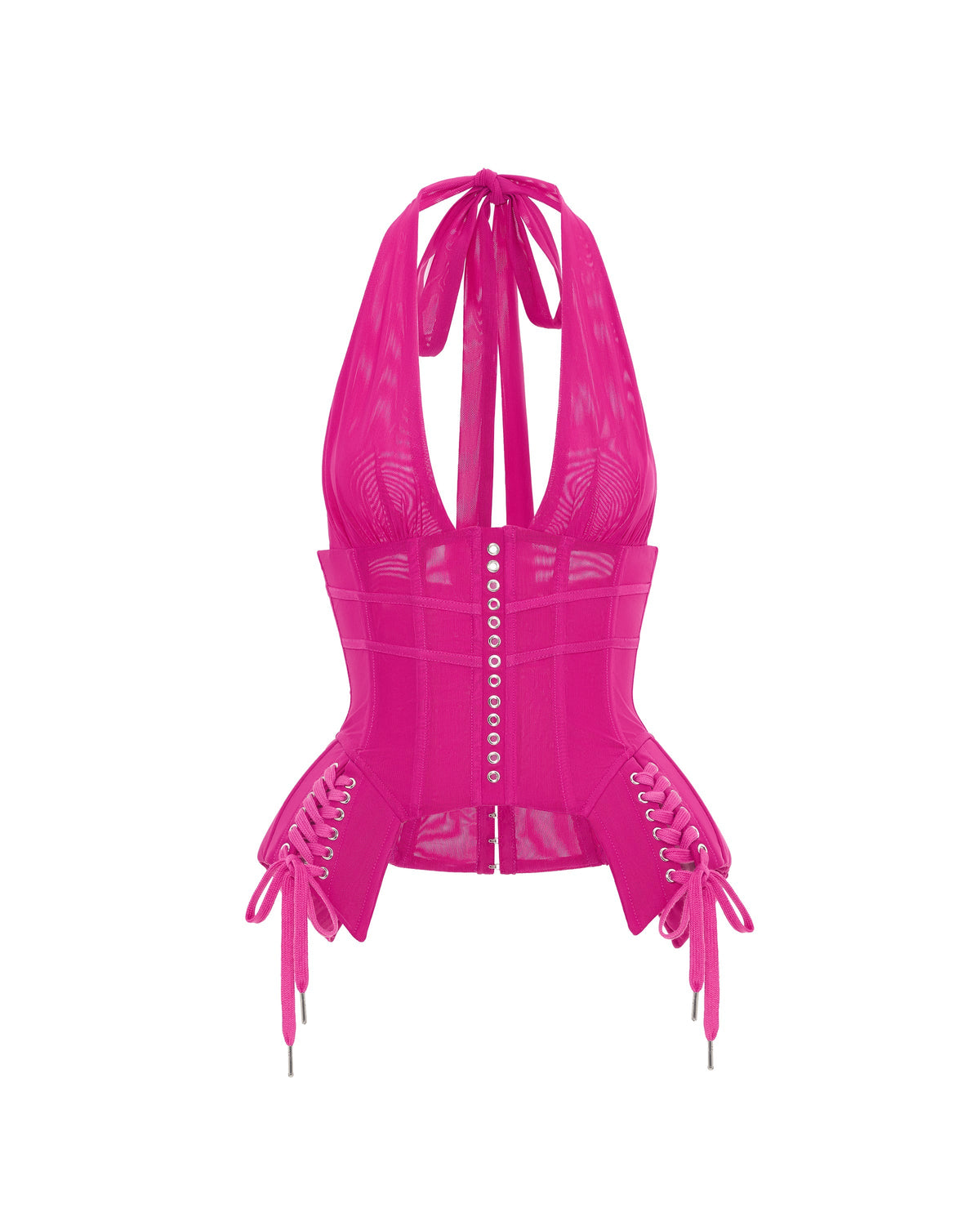JENNIFER CORSET TOP (HOT PINK) by BUPBES
