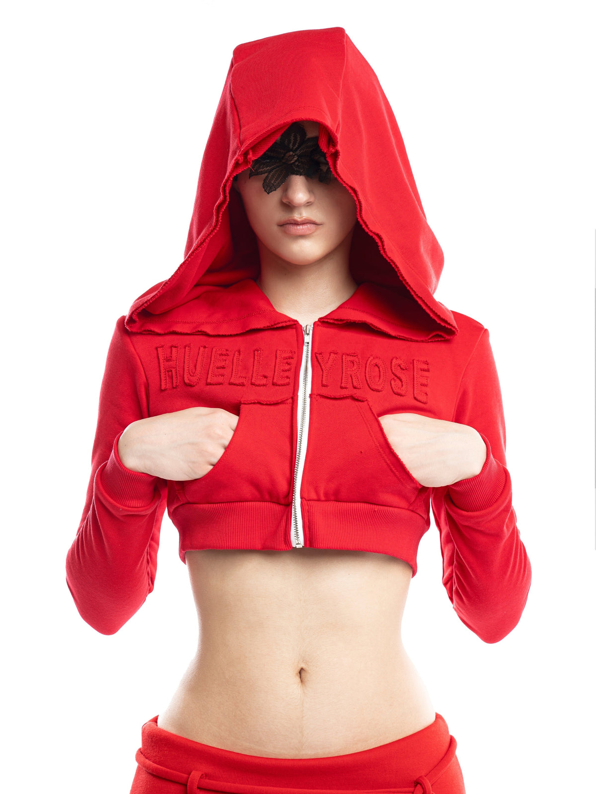 Jolie Sweatpants - Red by Huelleyrose