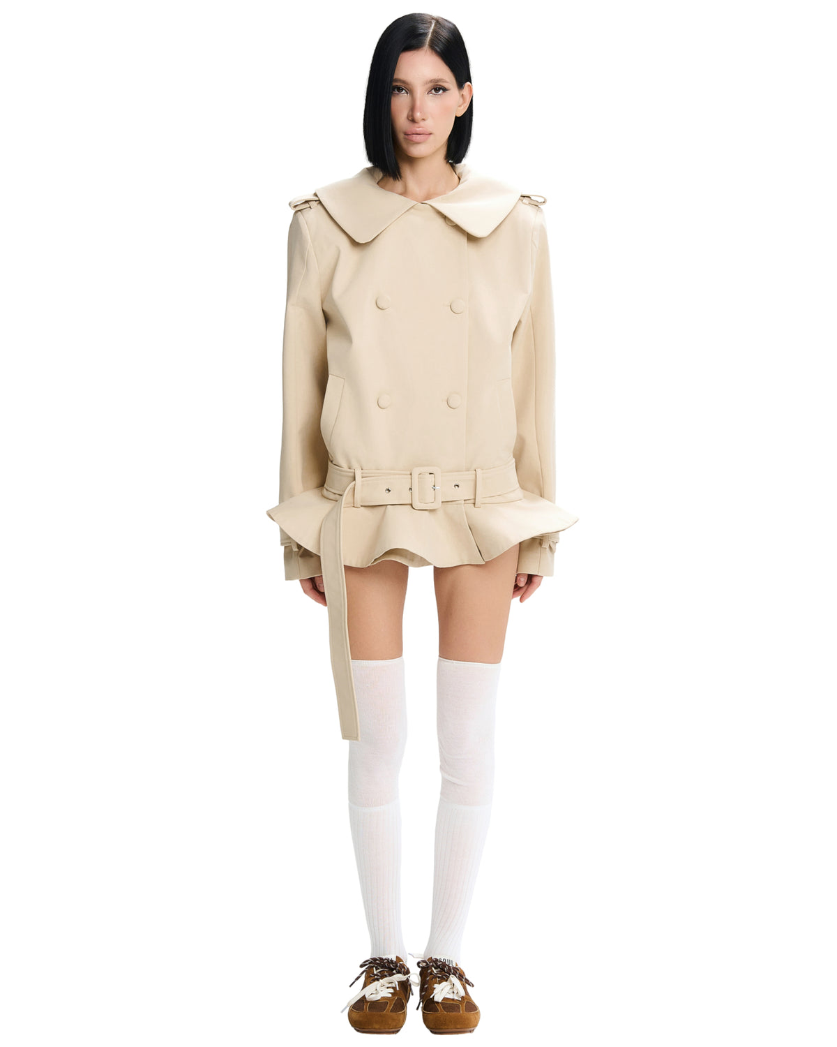 Kouna Jacket (Beige) by LSOUL