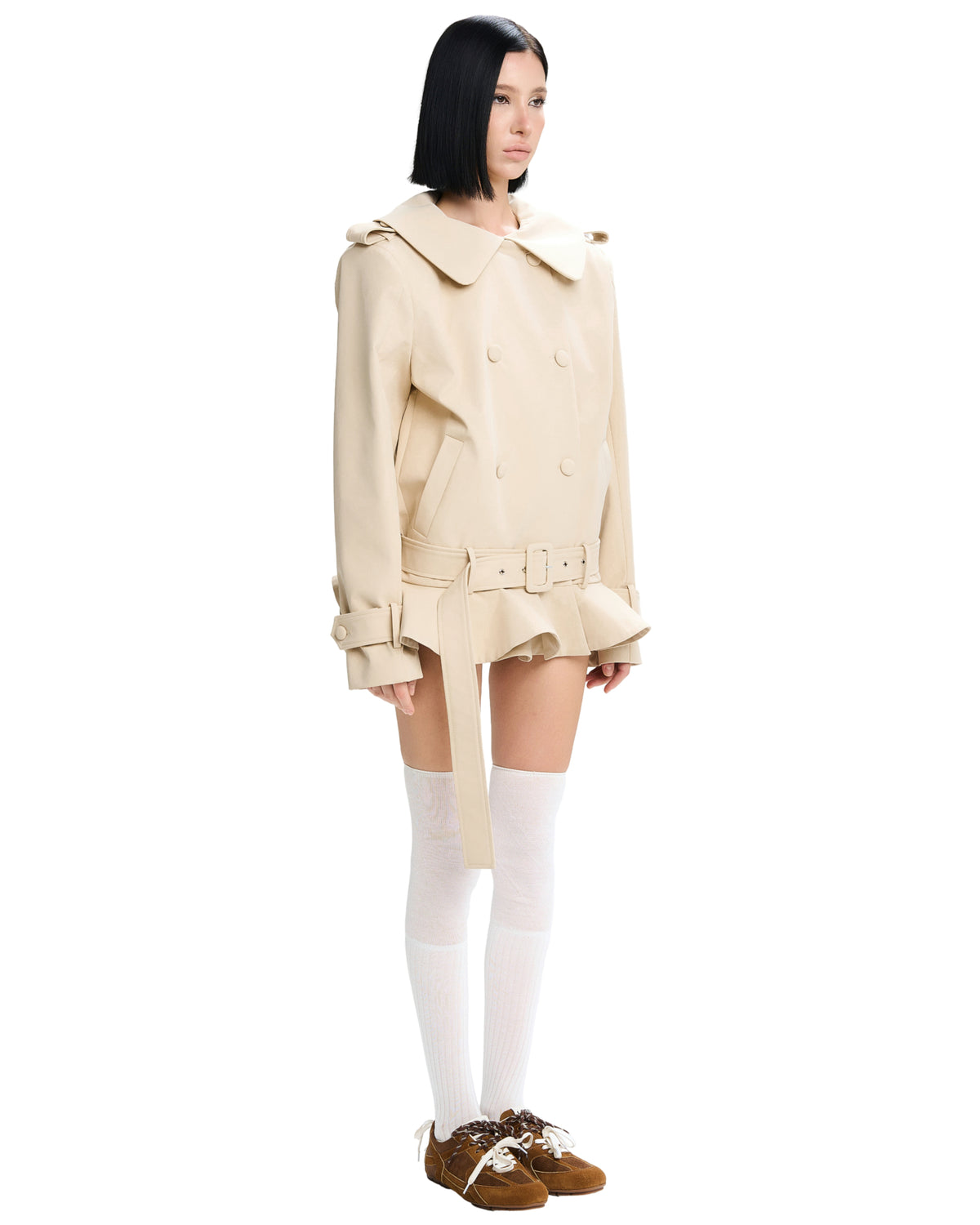 Kouna Jacket (Beige) by LSOUL