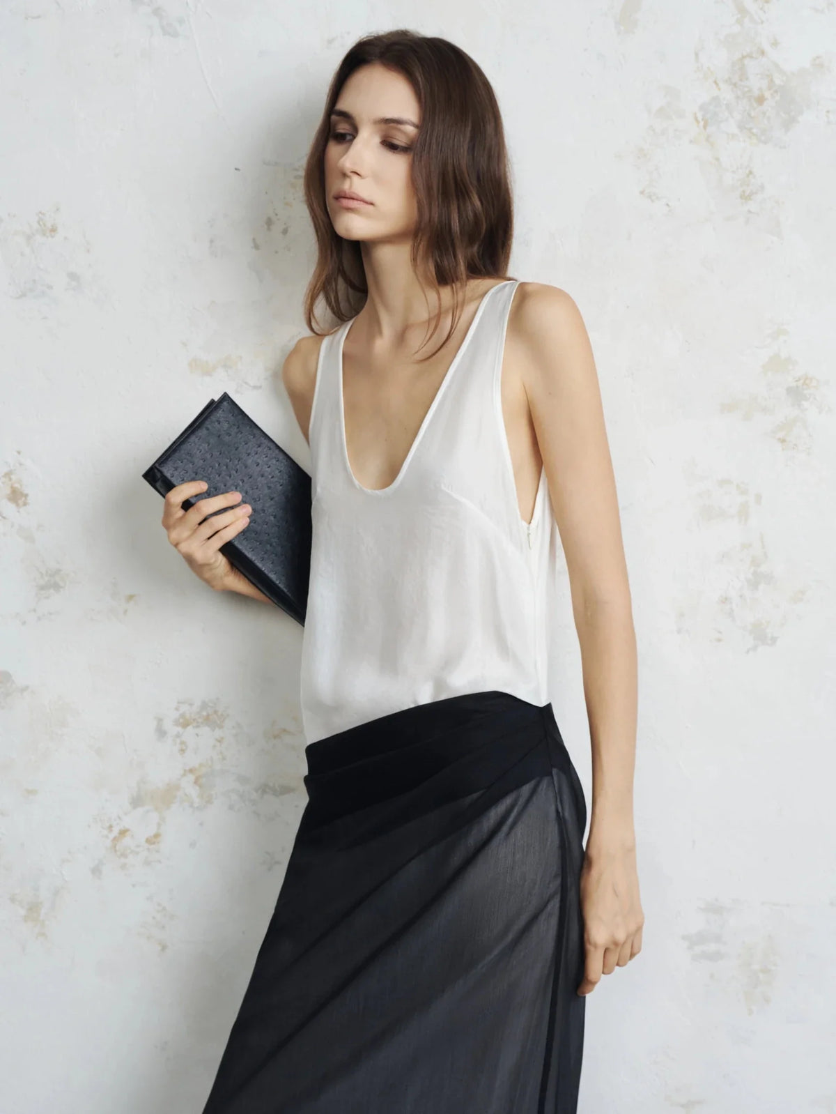 Maeve Monochrome Layered Maxi by COCOSIN